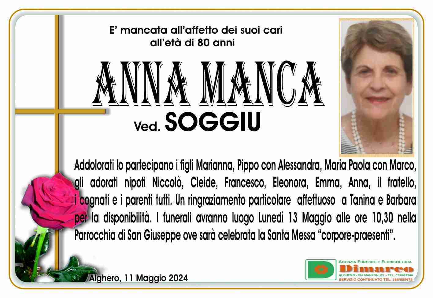 Anna Manca ved. Soggiu