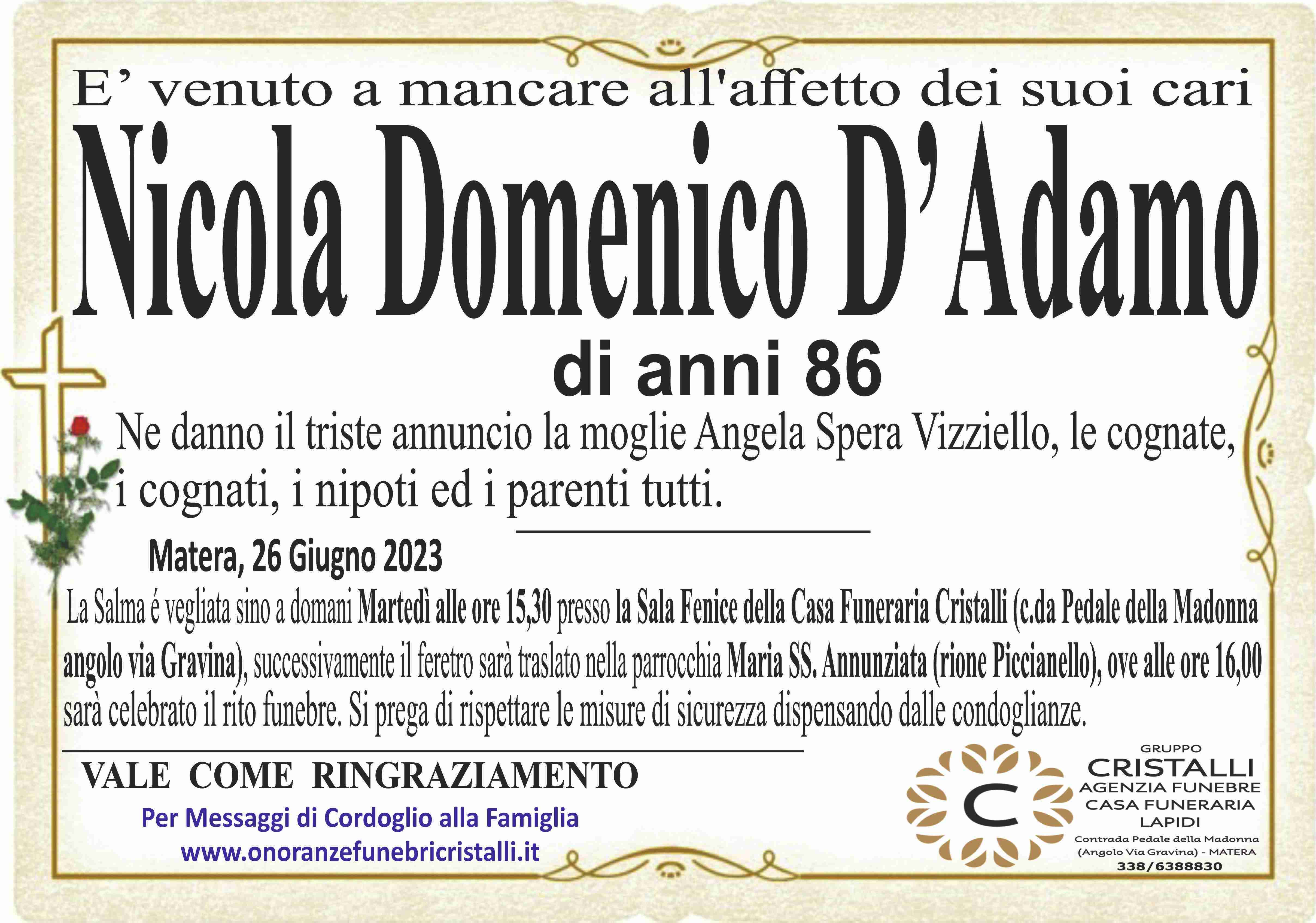 Nicola Domenico D'Adamo