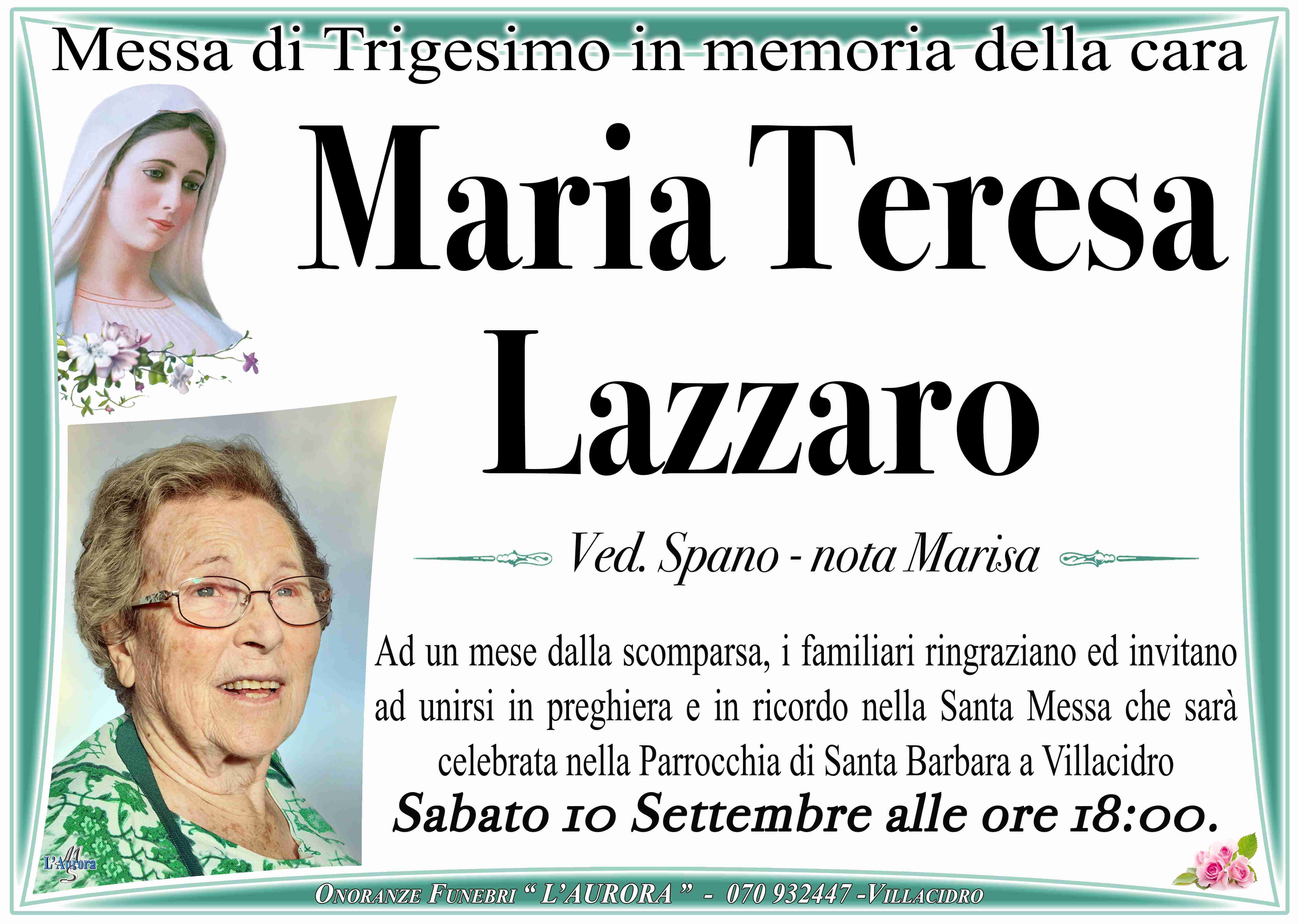 Maria Teresa Lazzaro