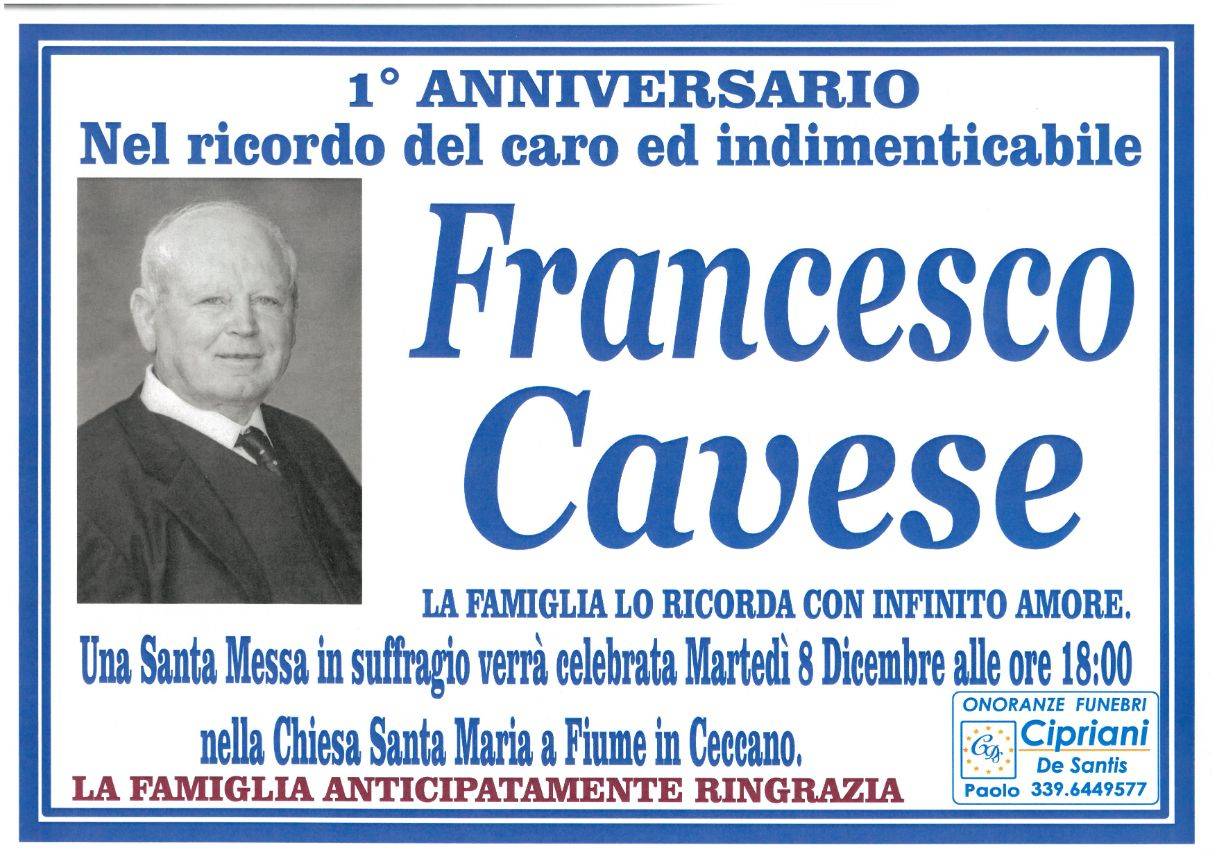 Francesco Cavese