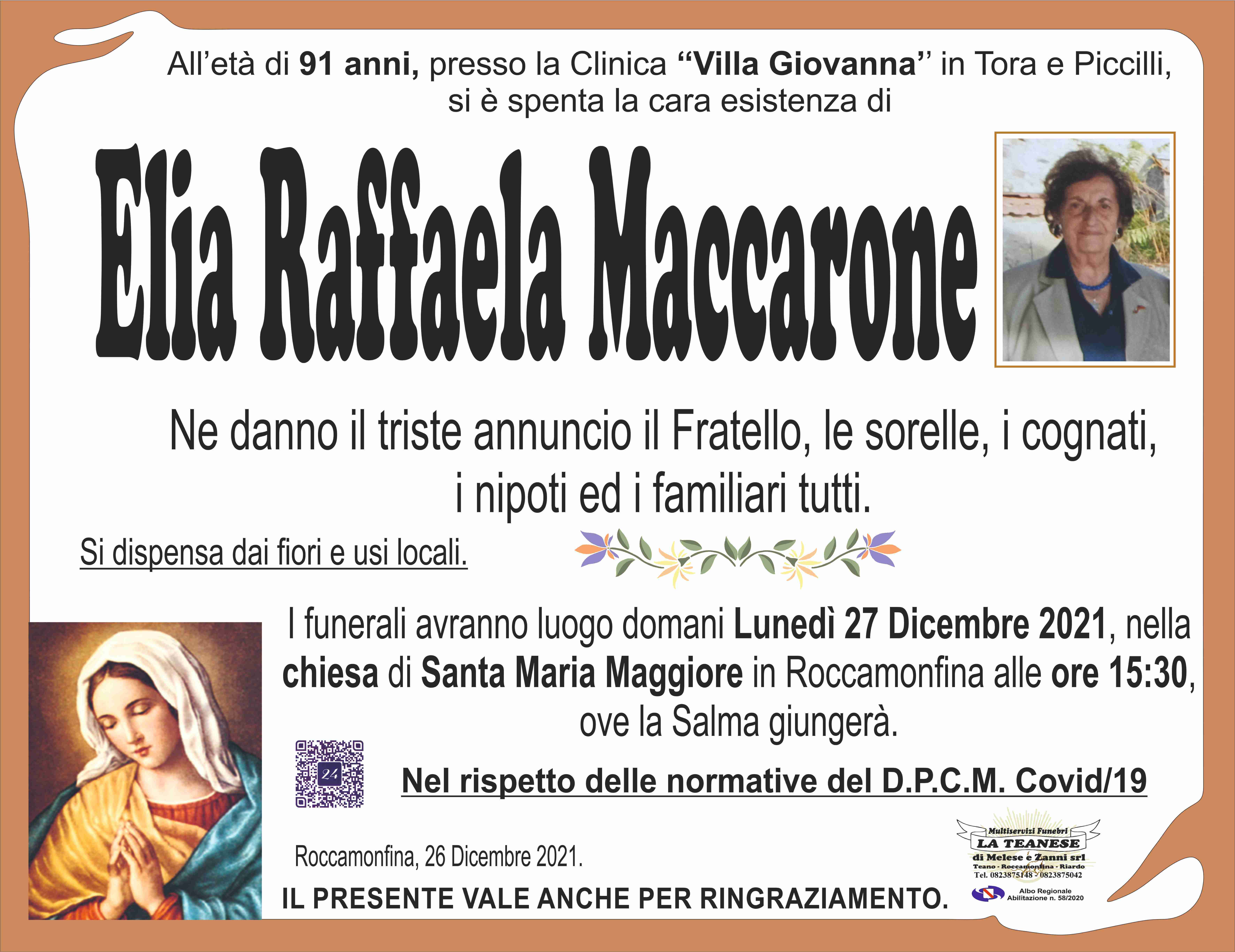 Elia Raffaela Maccarone