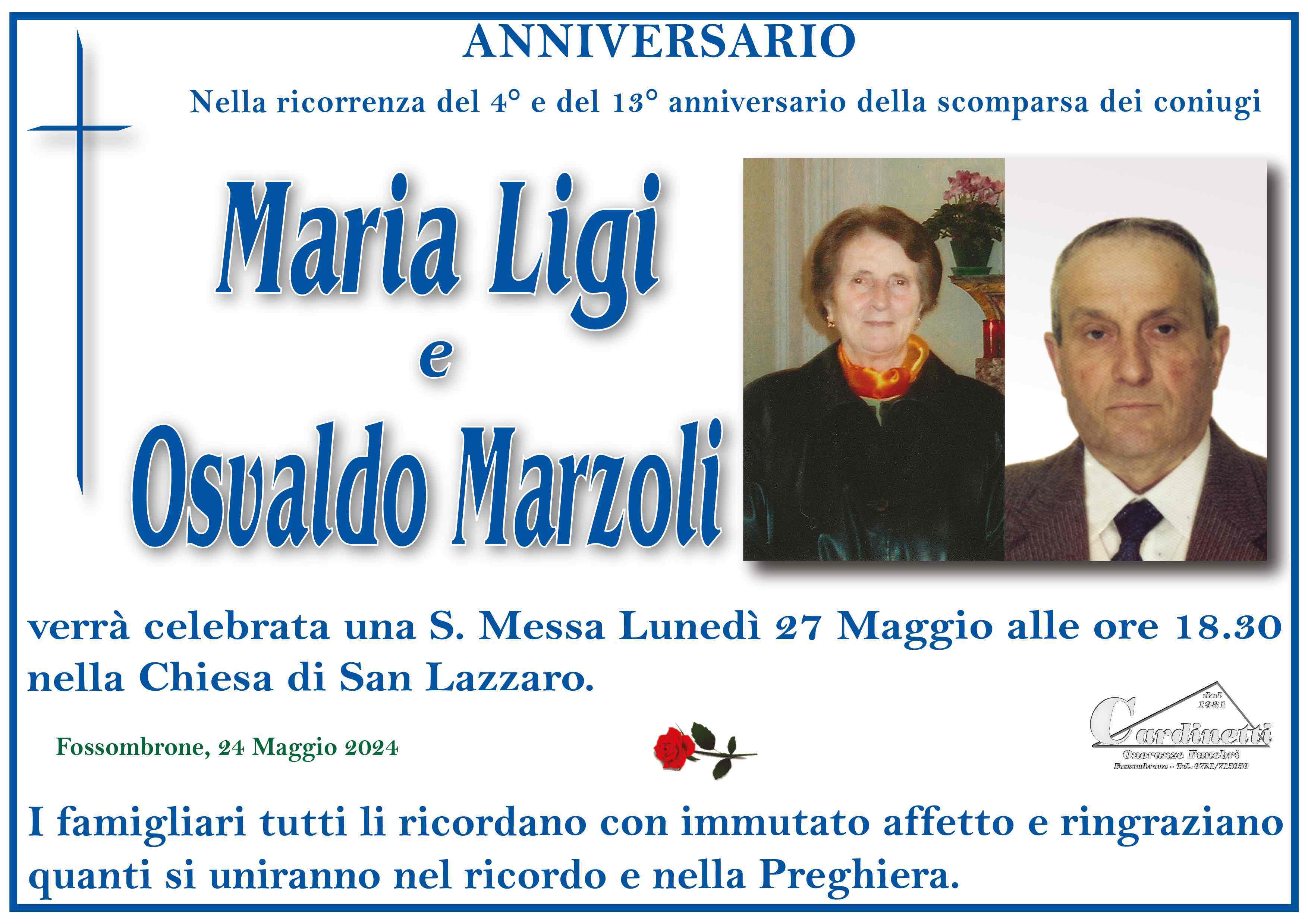 Maria Ligi e Osvaldo Marzoli