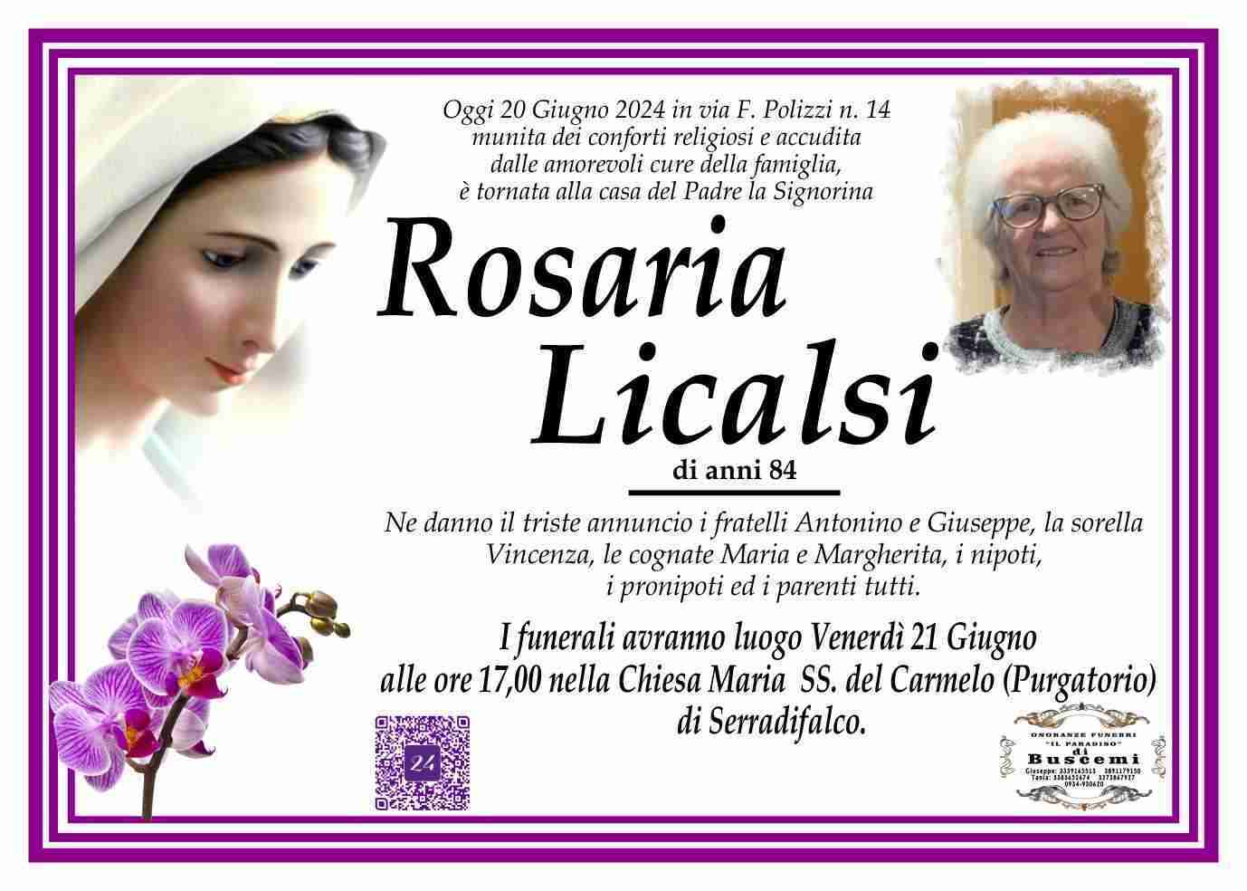 Rosaria Licalsi