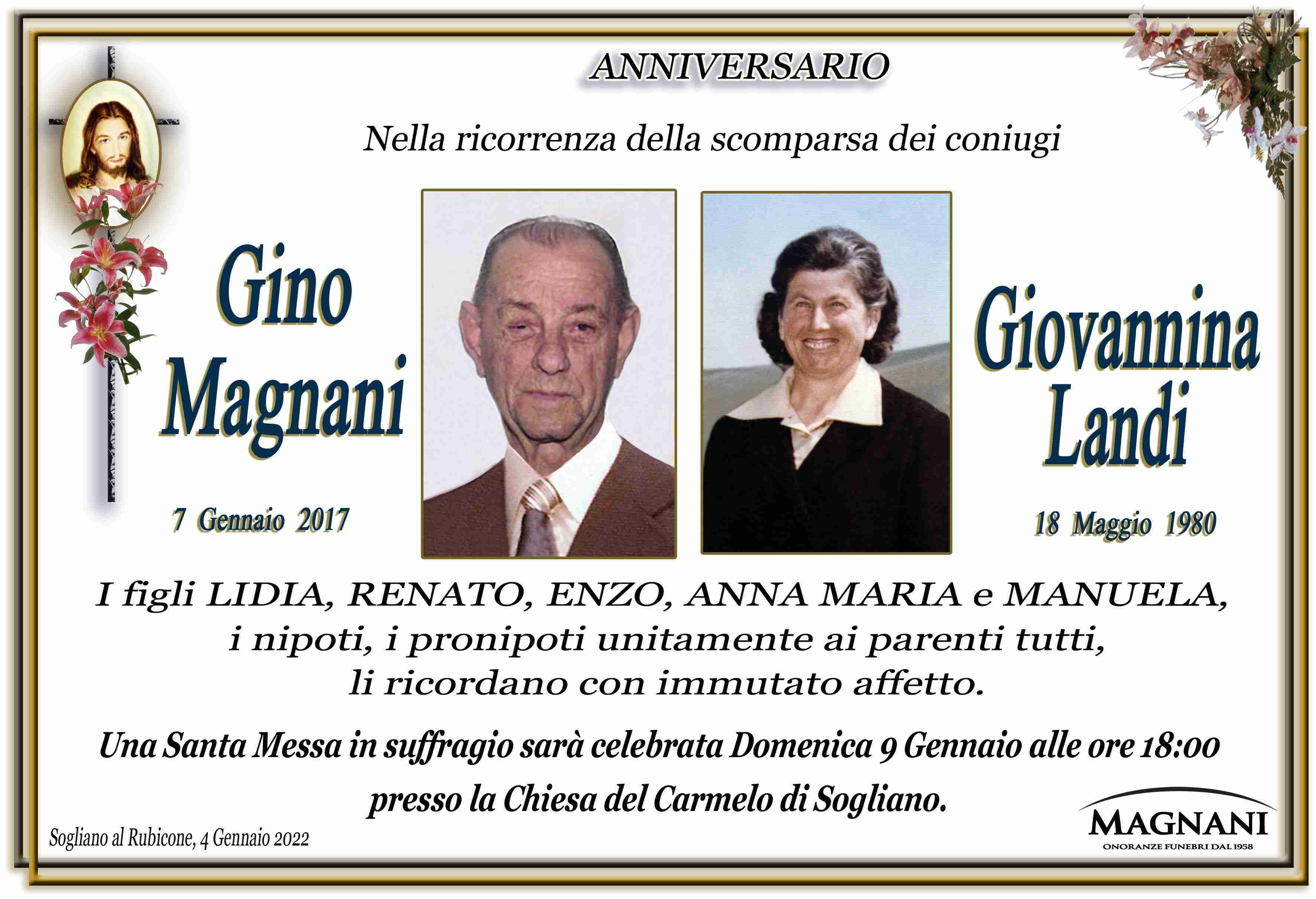 Gino Magnani e Giovannina Landi