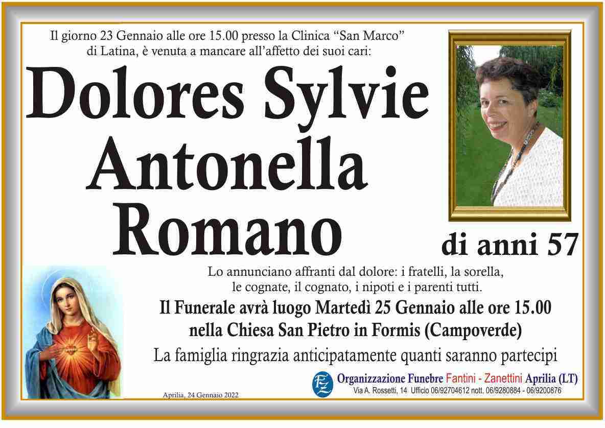 Dolores Sylvie Antonella Romano