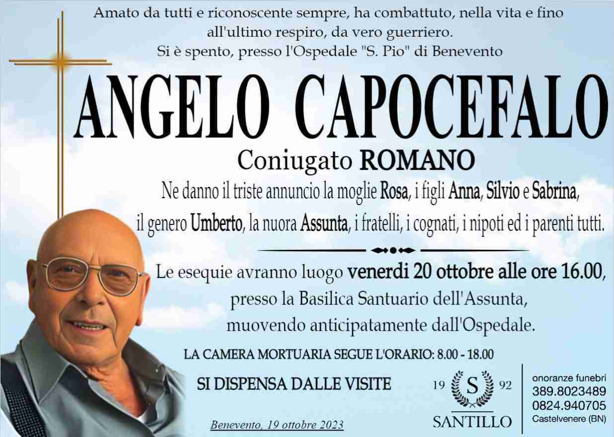 Funerali e annunci funebri a Guardia Sanframondi Angelo