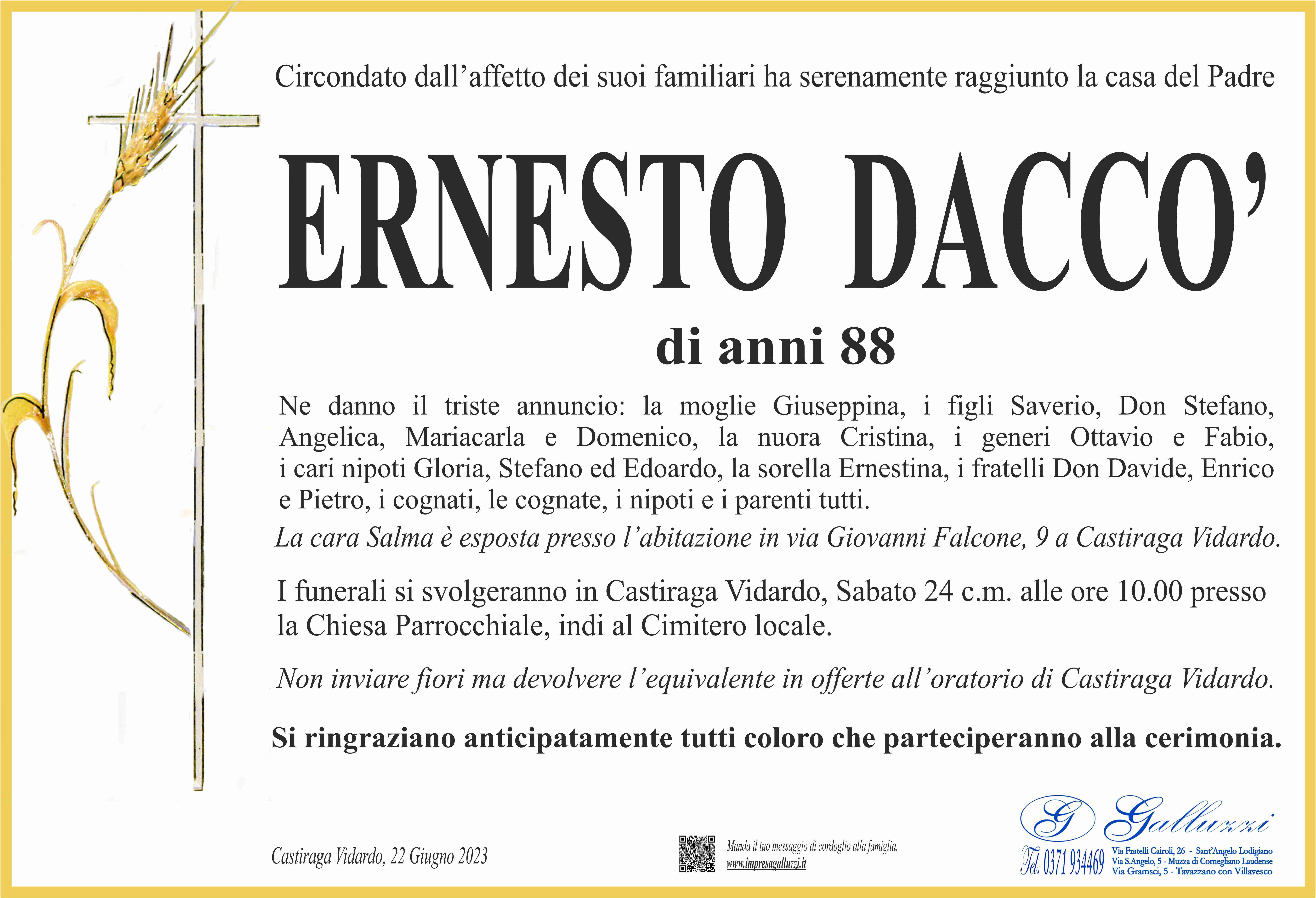 Ernesto Dacco'