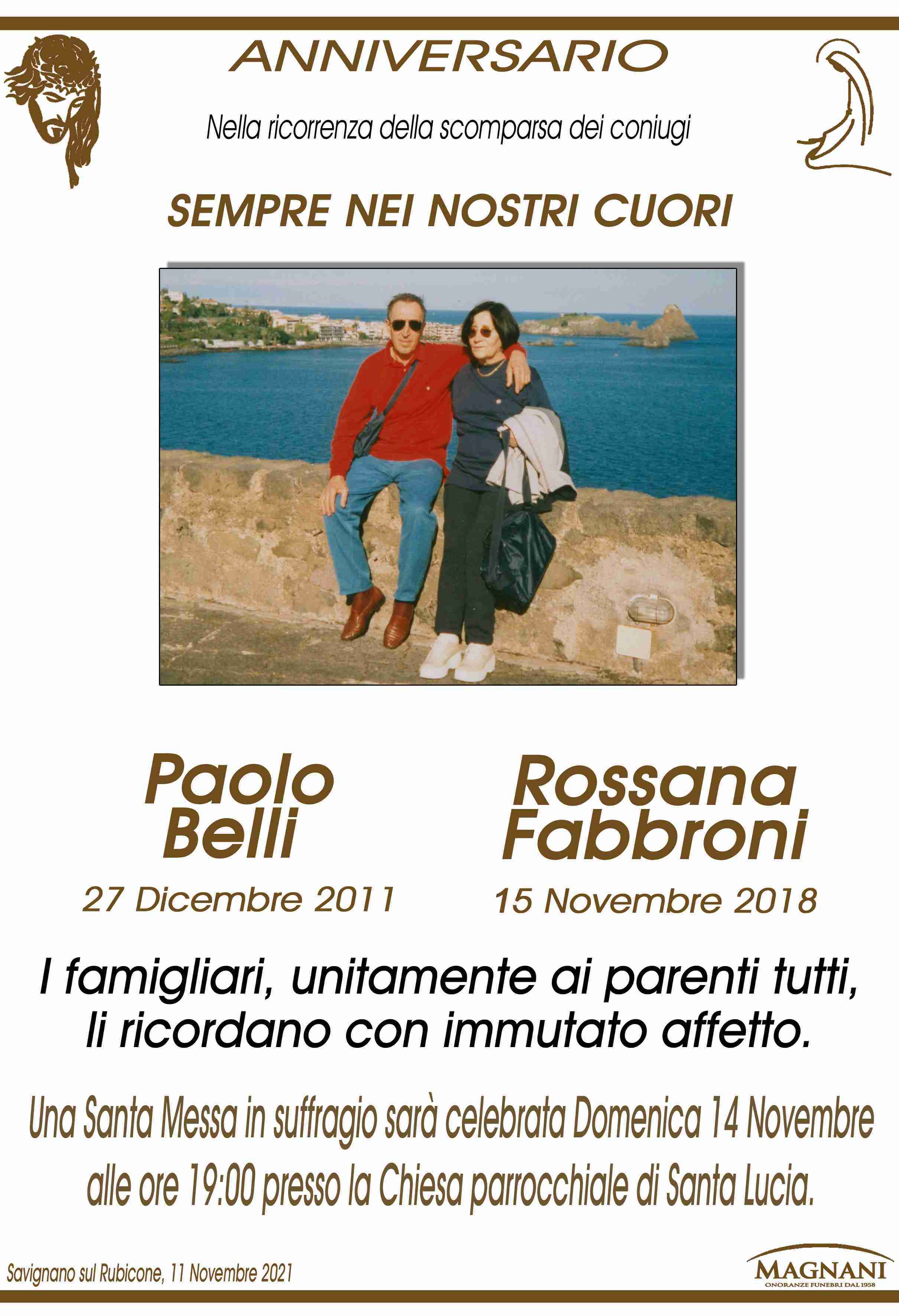 Paolo Belli e Rossana Fabbroni