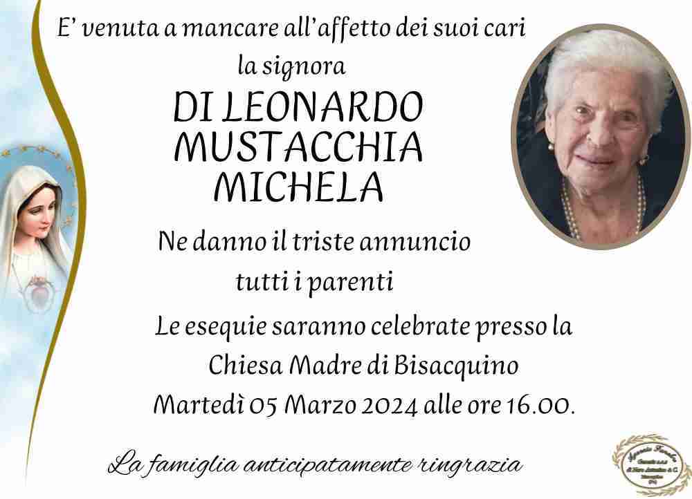 Mustacchia Michela Di Leonardo