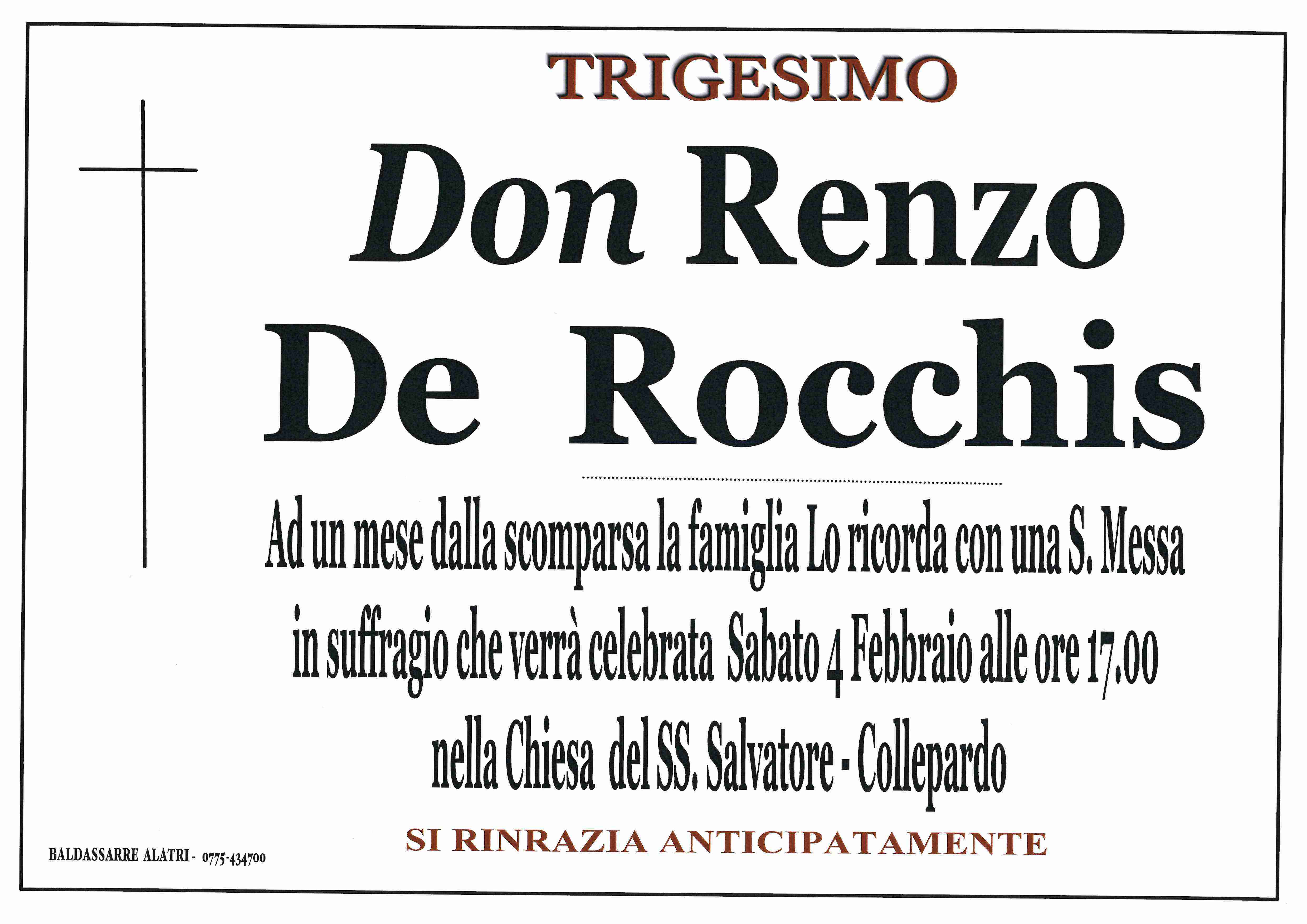 Renzo De Rocchis