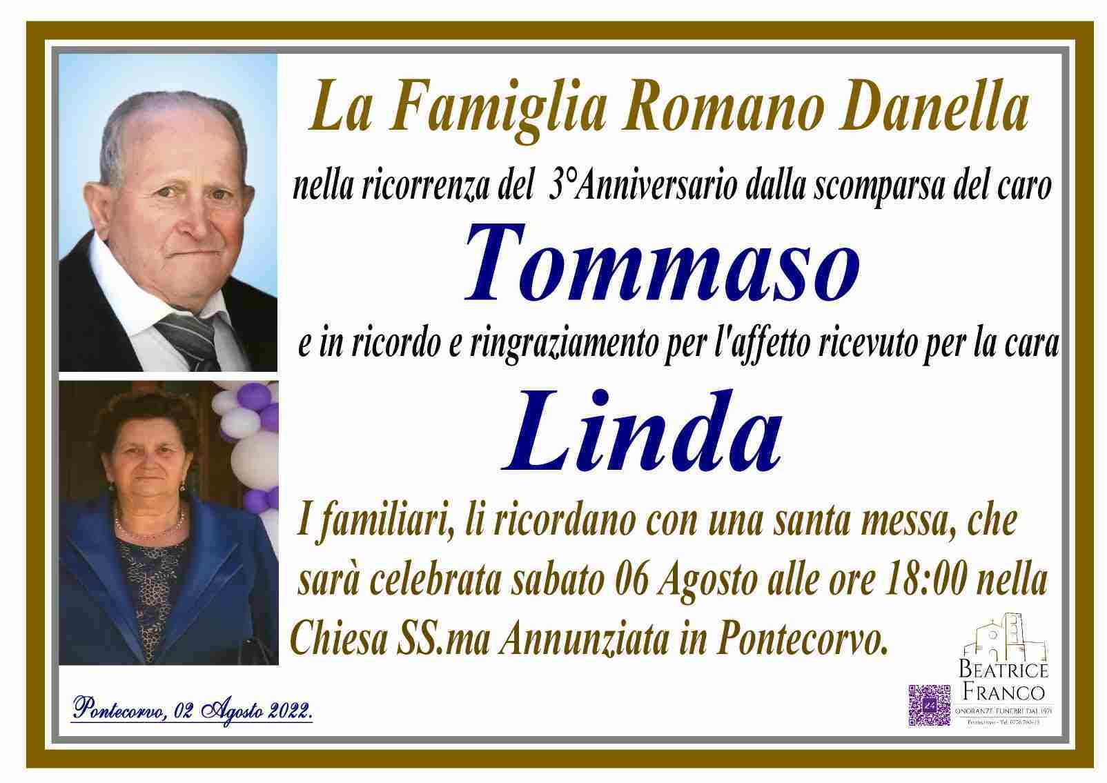 Tommaso Romano e Linda Danella