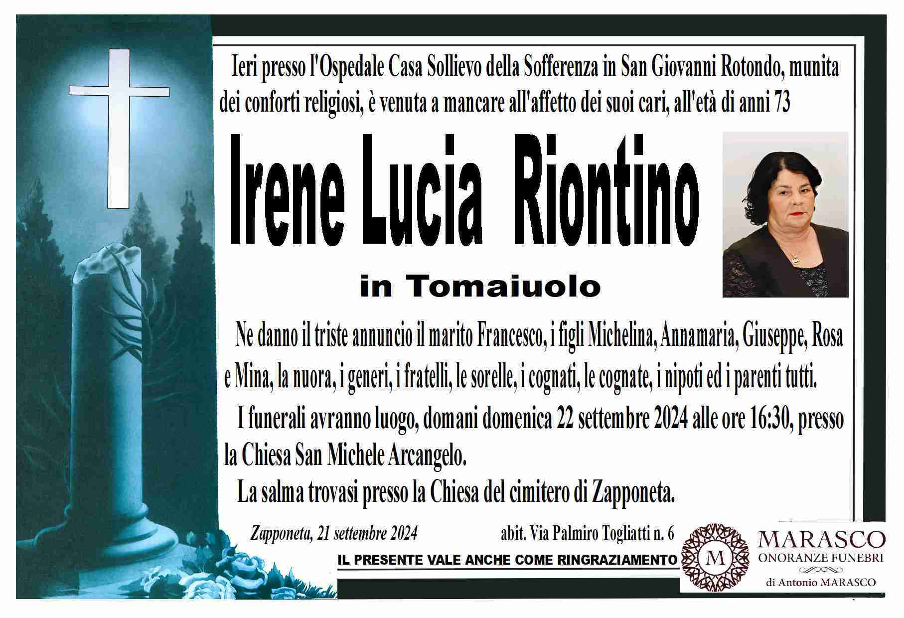 Irene Lucia Riontino