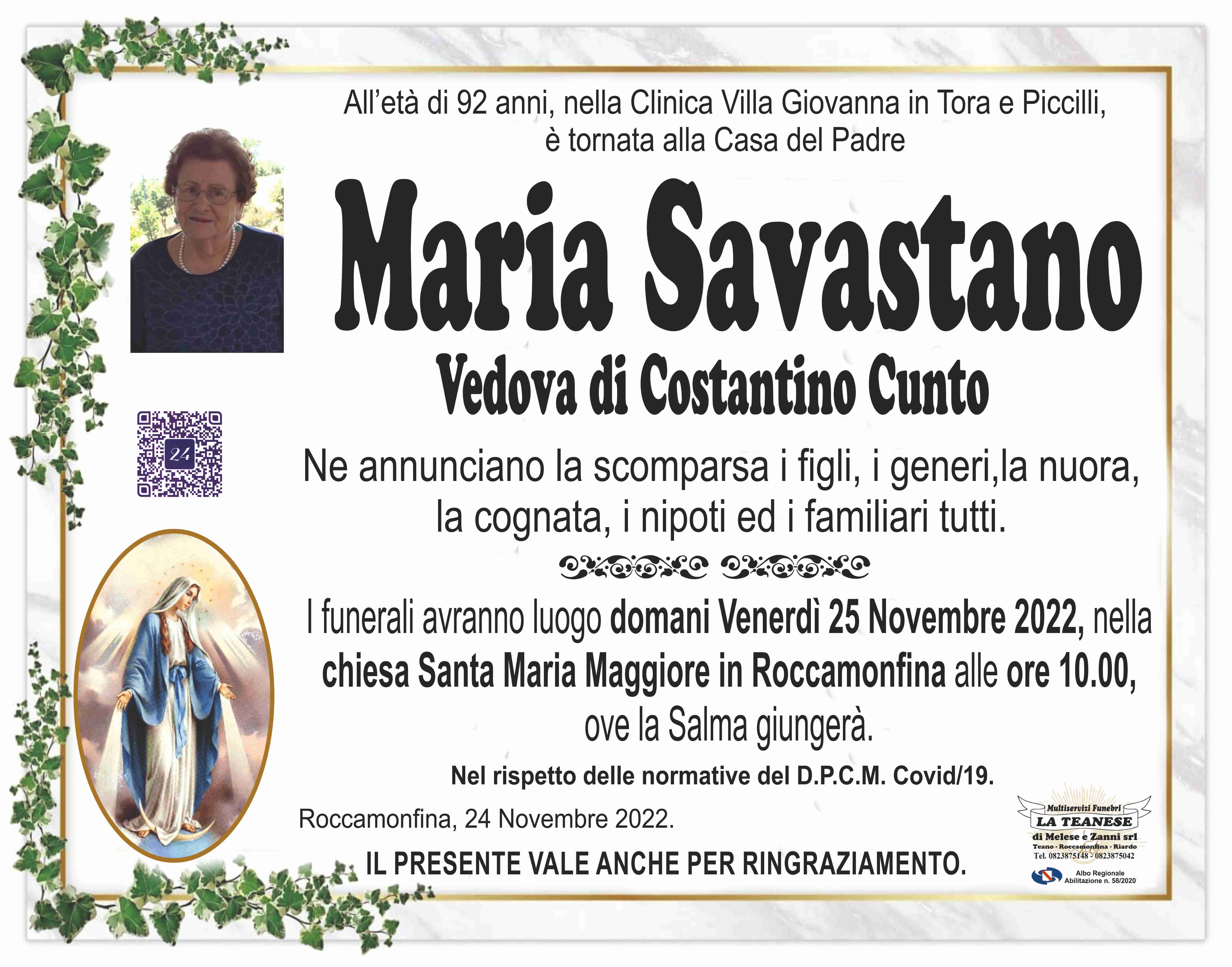 Maria Savastano