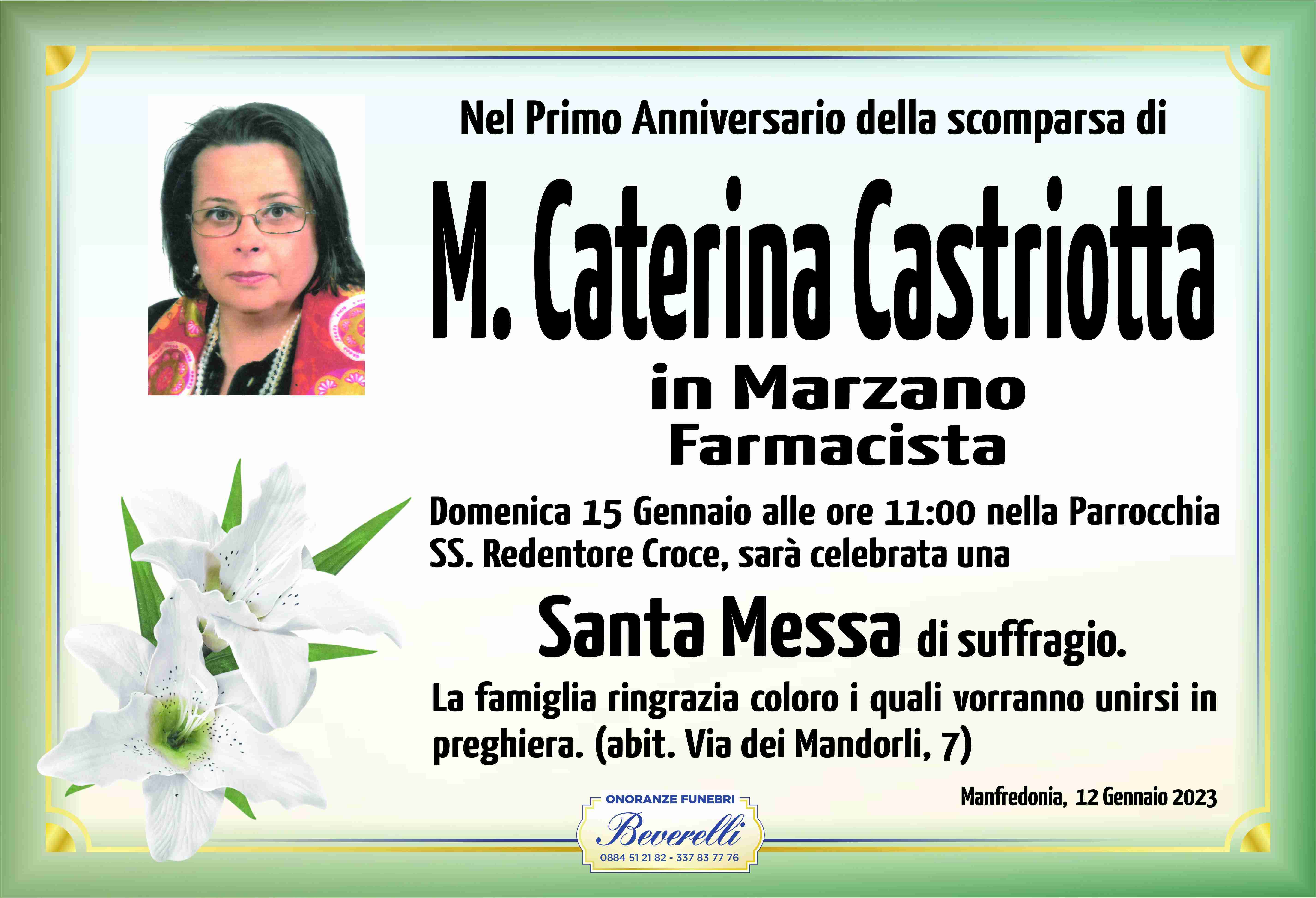 Maria Caterina Castriotta