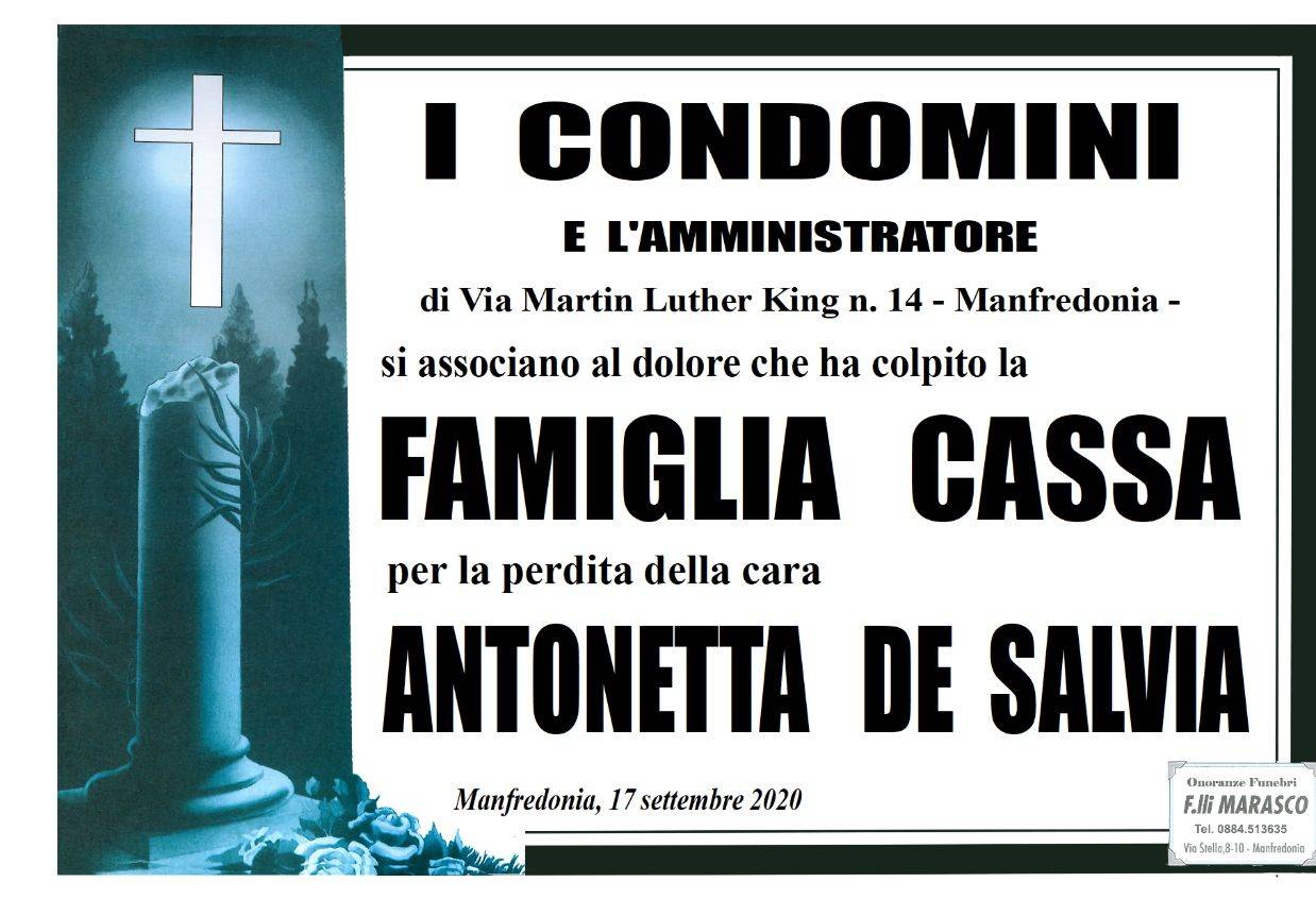 I condomini e l'amministratore di Via Martin Luther King 14 - Manfredonia