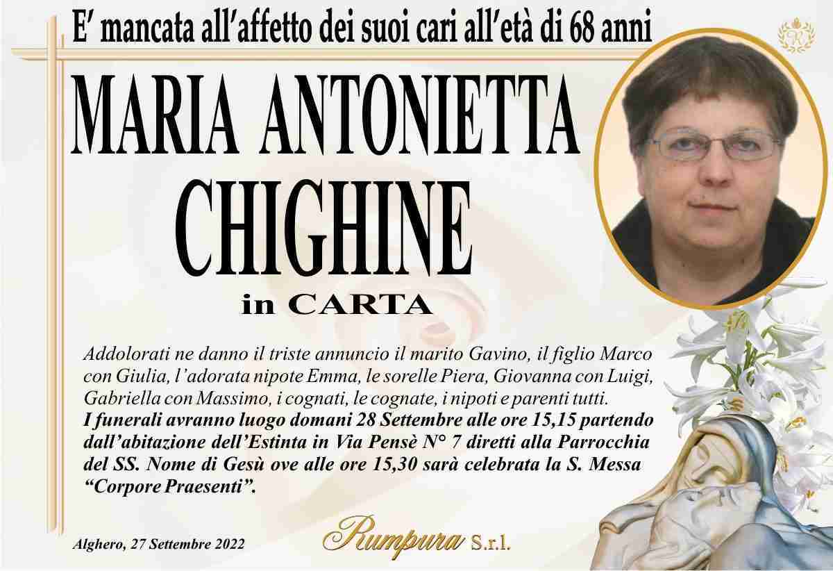 Maria Antonietta Chighine