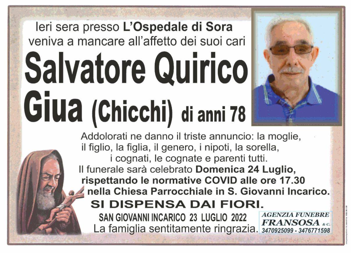 Salvatore Quirico Giua