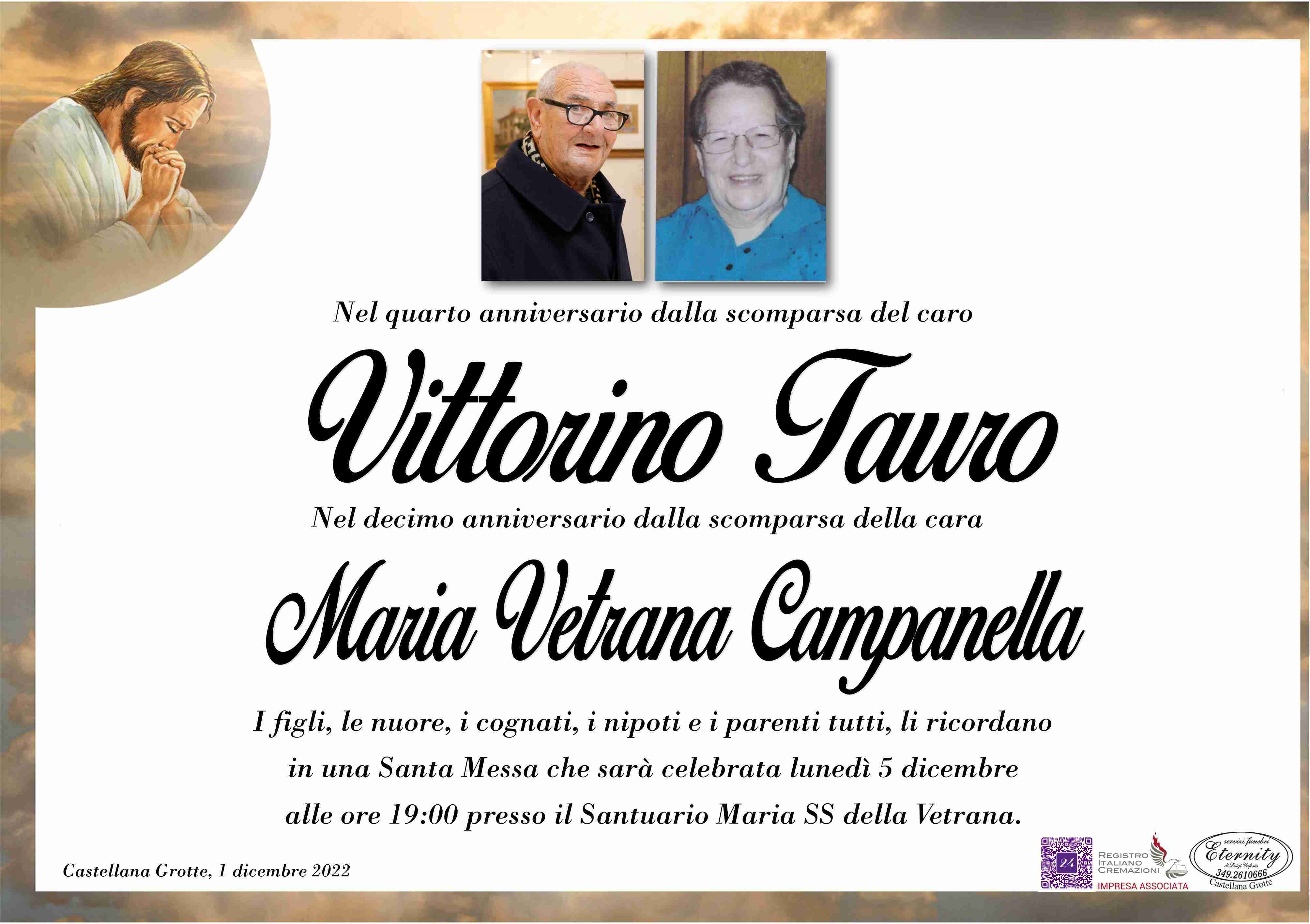 Tauro Vittorio Campanella Maria Vetrana