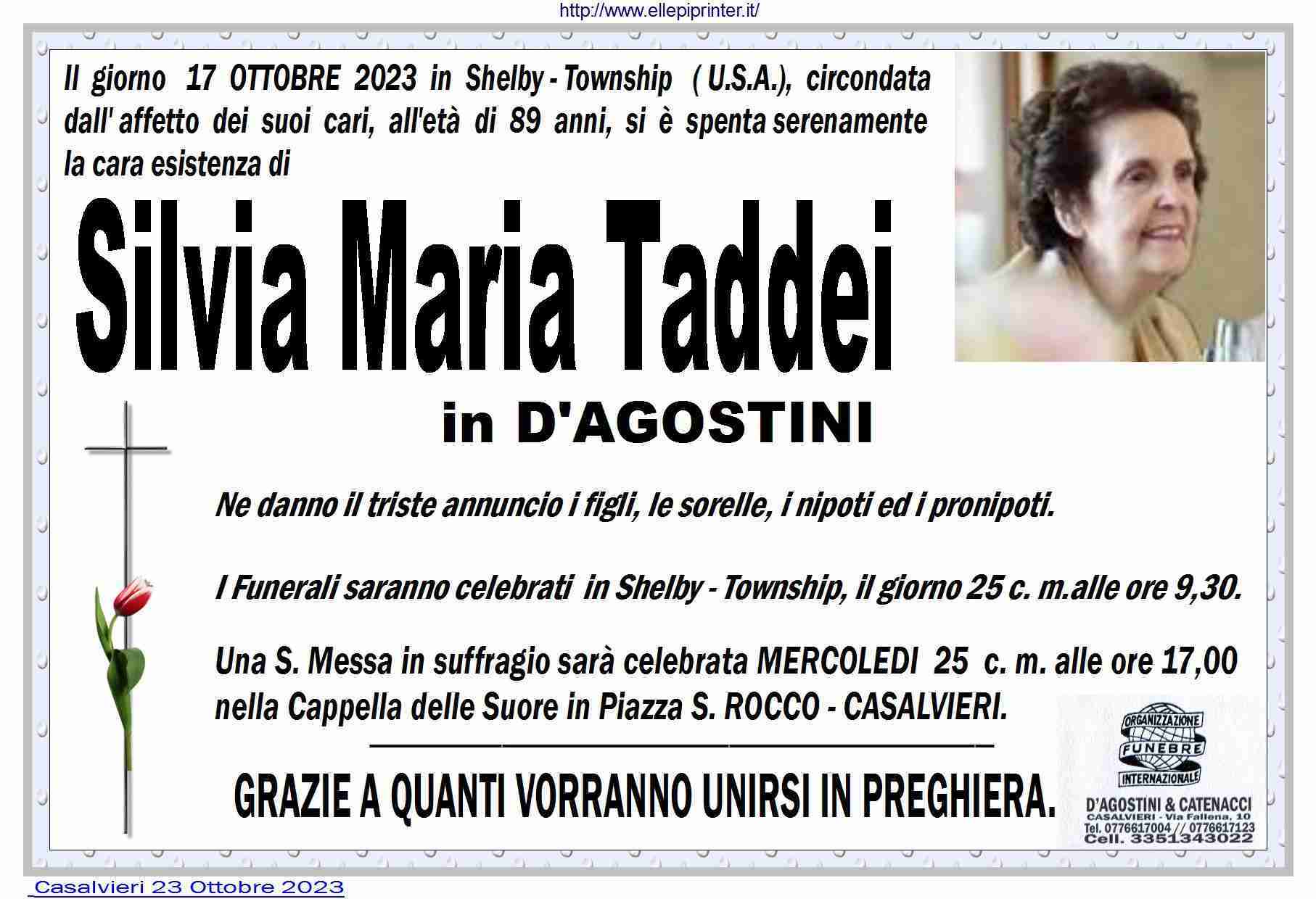 Silvia Maria Taddei