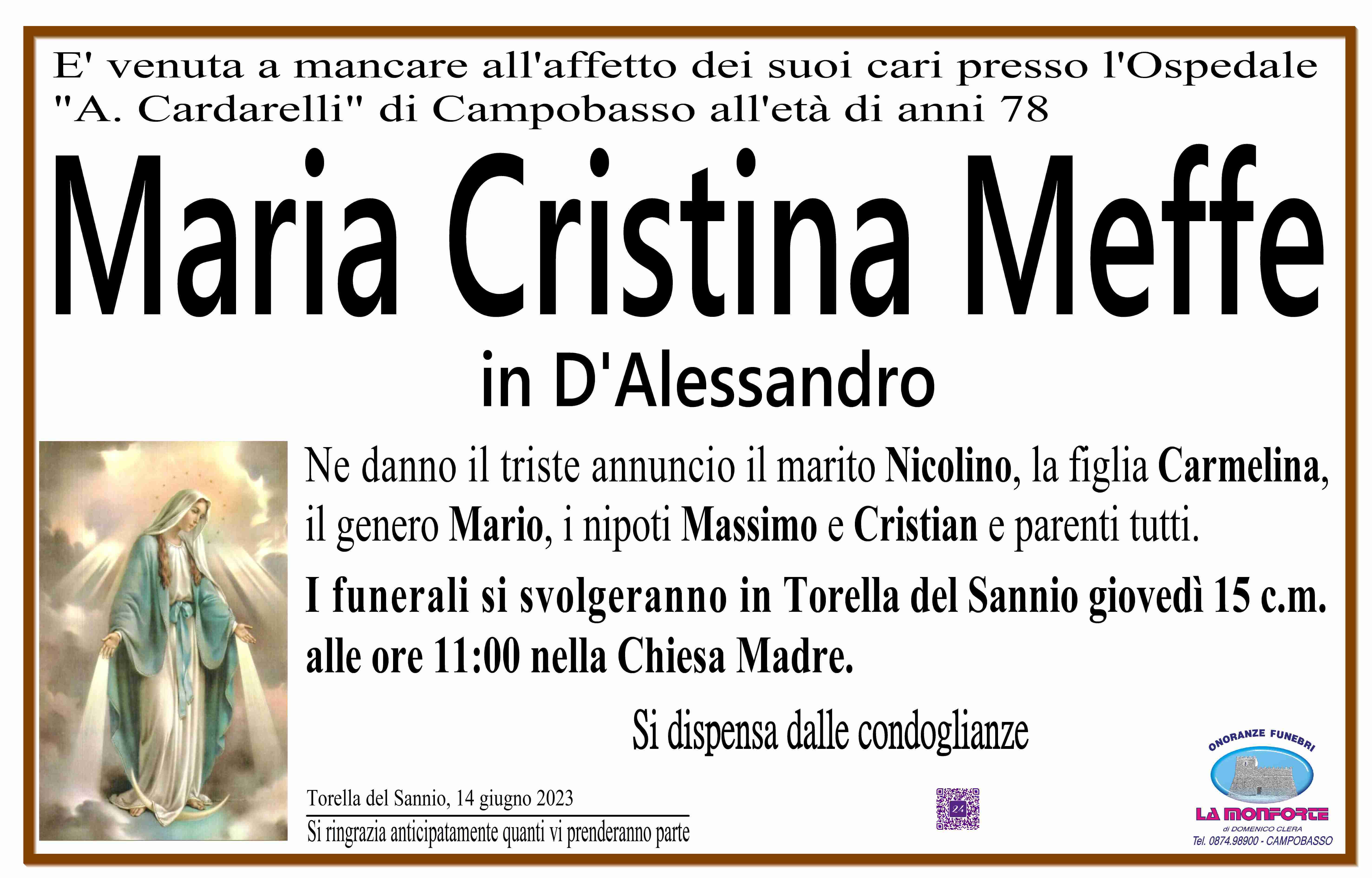 Maria Cristina Meffe