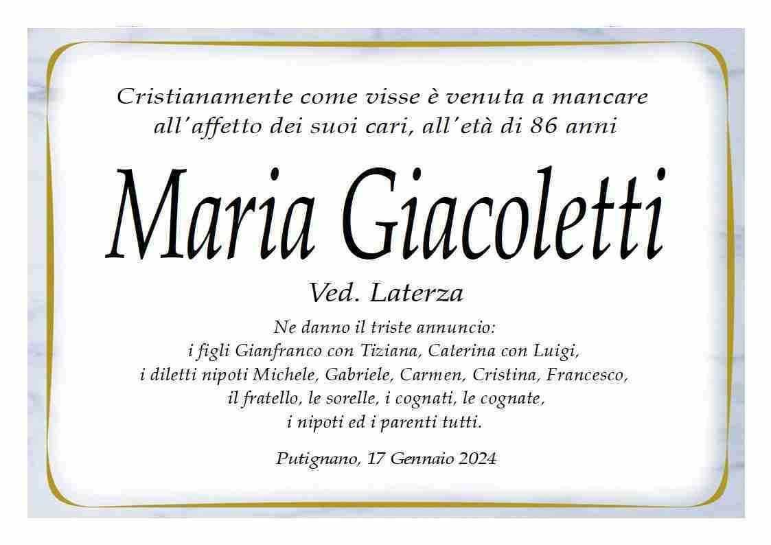 Maria Giacoletti