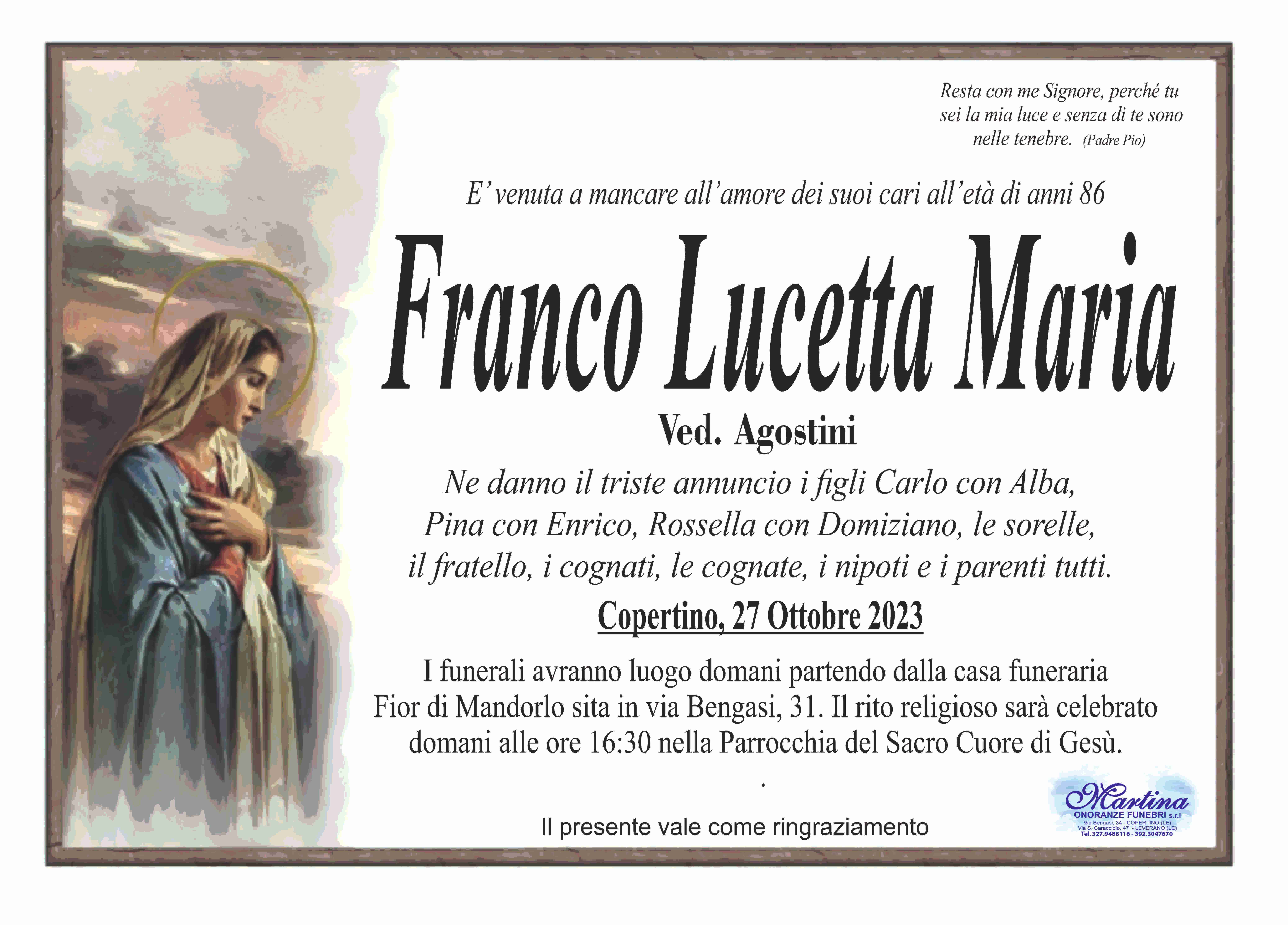 Lucetta Maria Franco