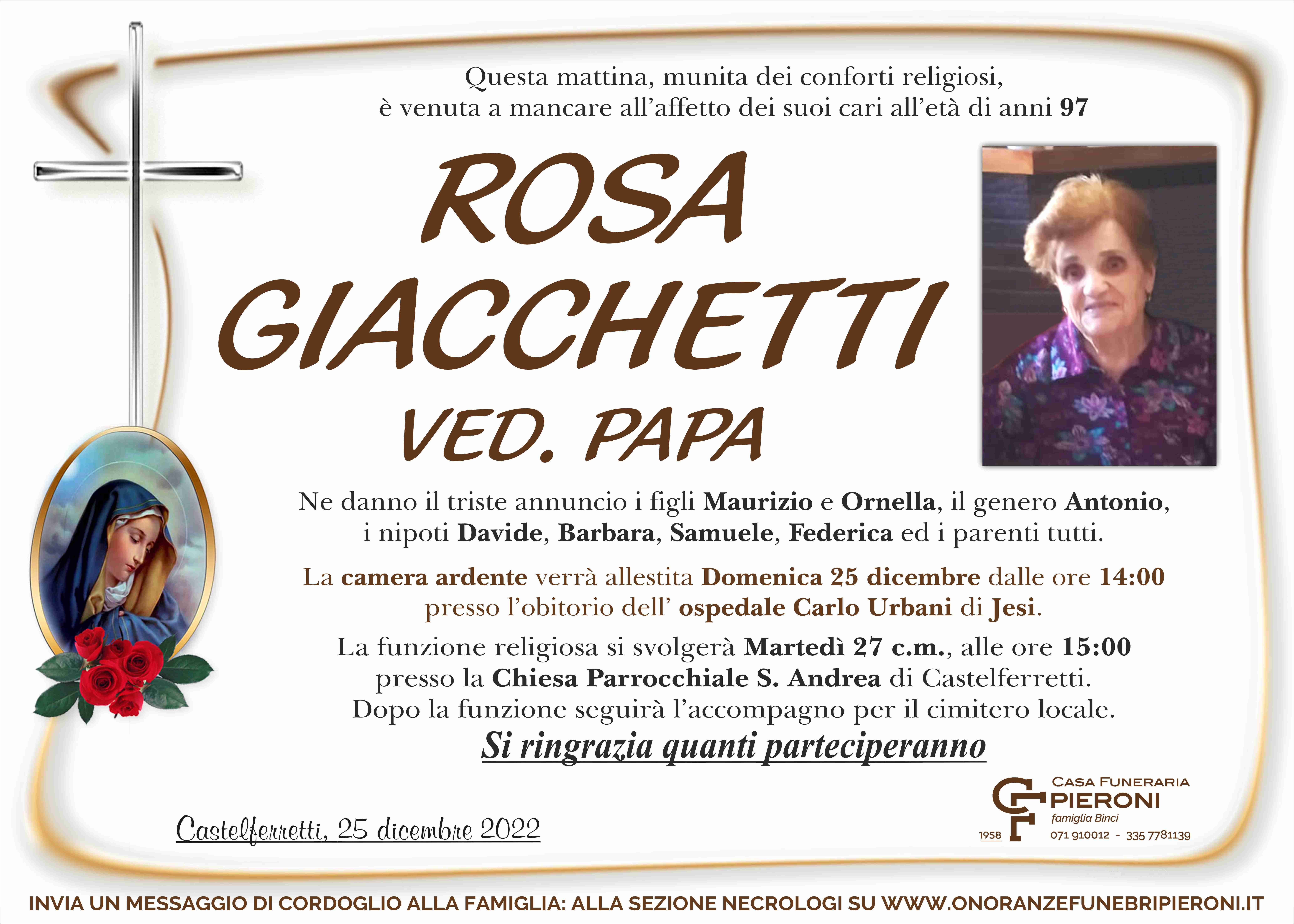 Rosa Giacchetti