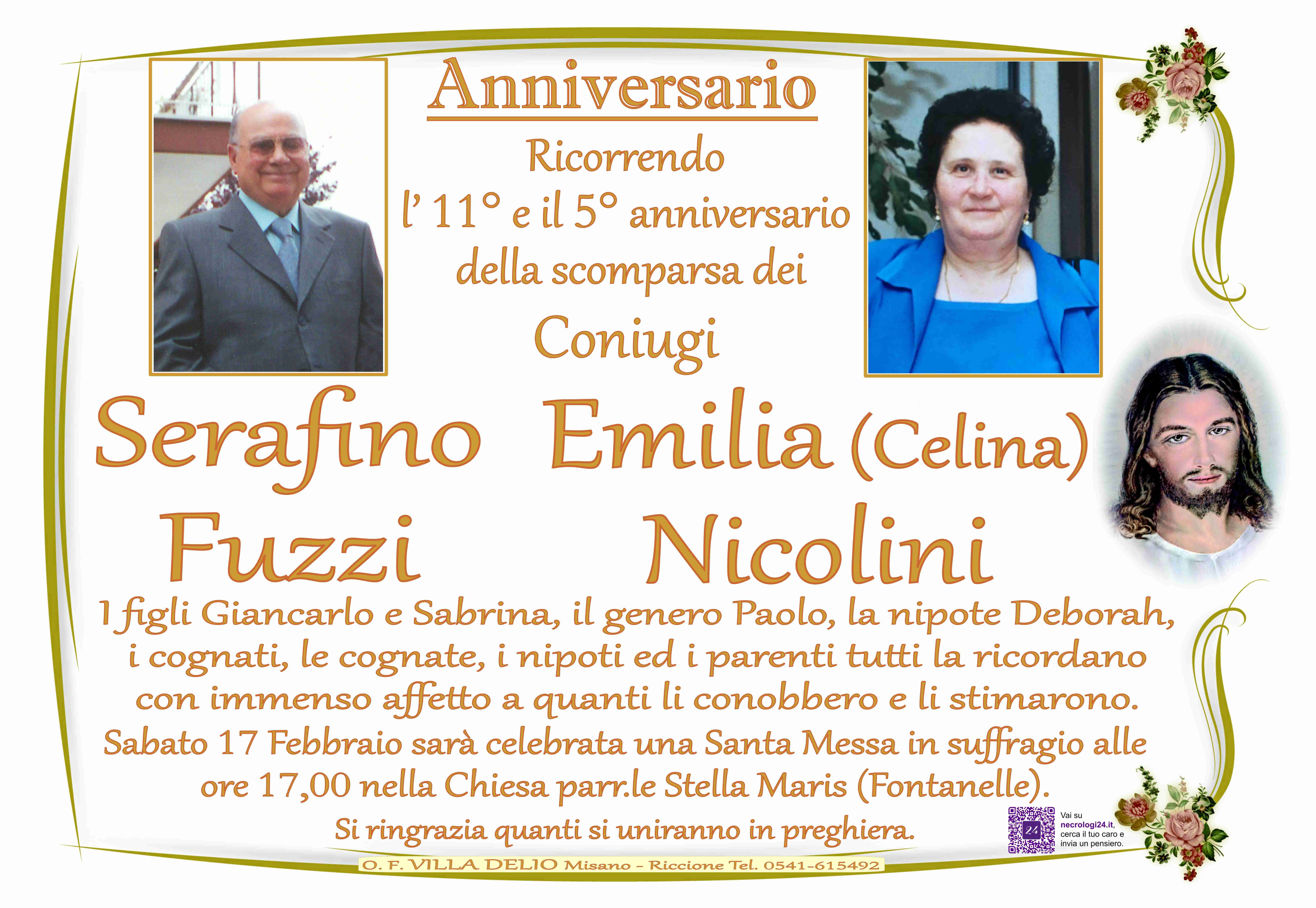 Serafino Fuzzi e Emilia Nicolini