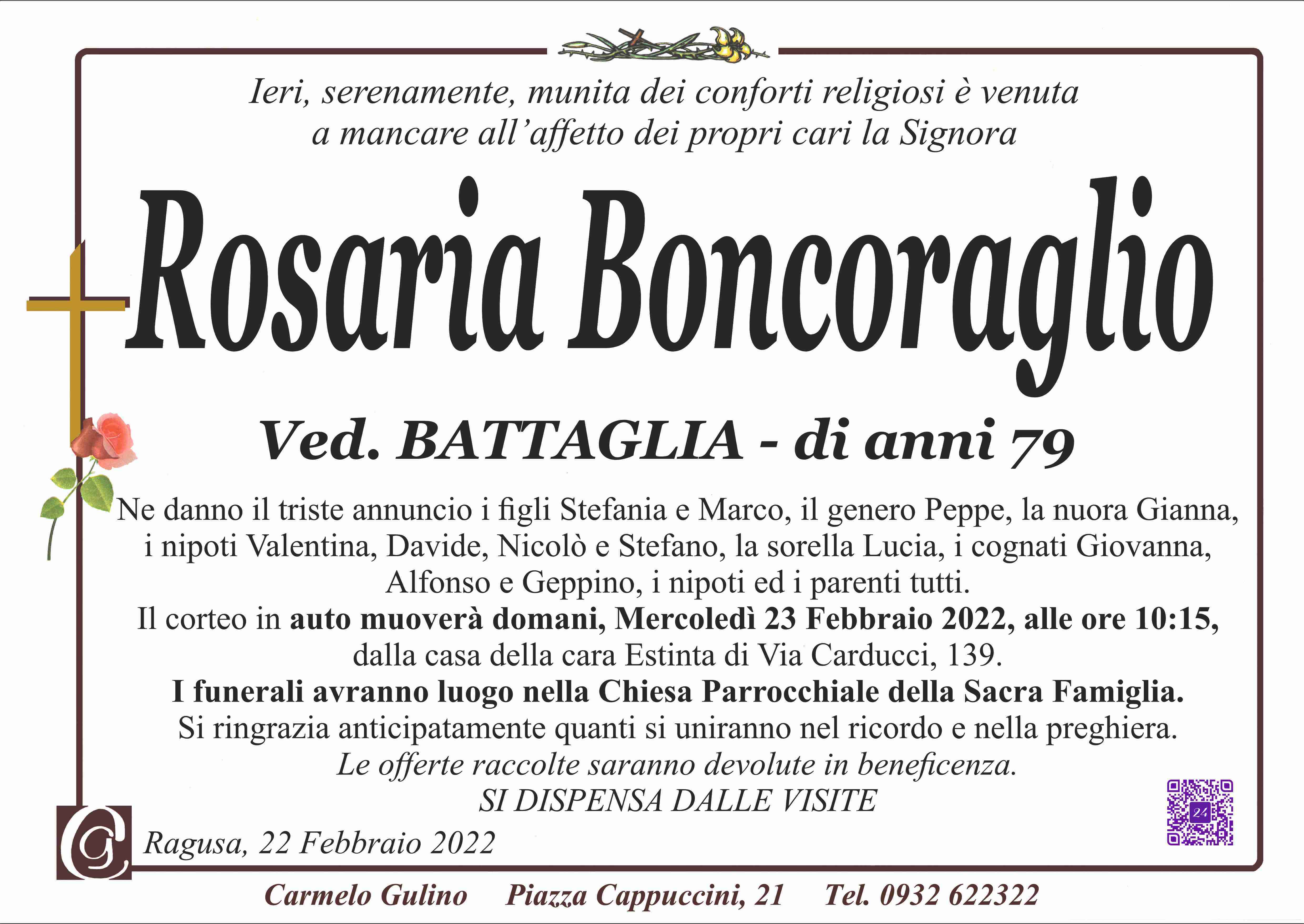 Rosaria Boncoraglio