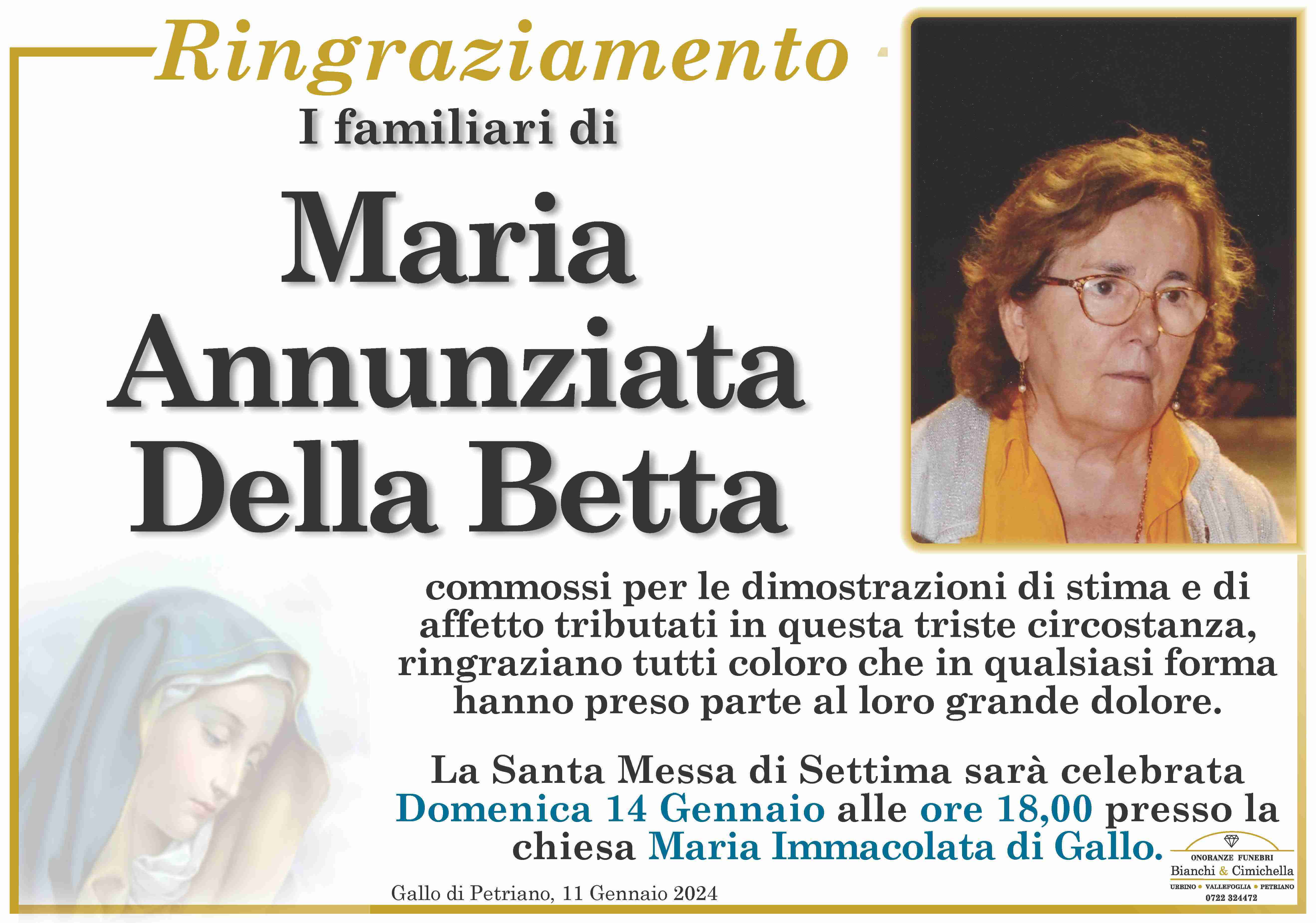 Maria Annunziata Della Betta