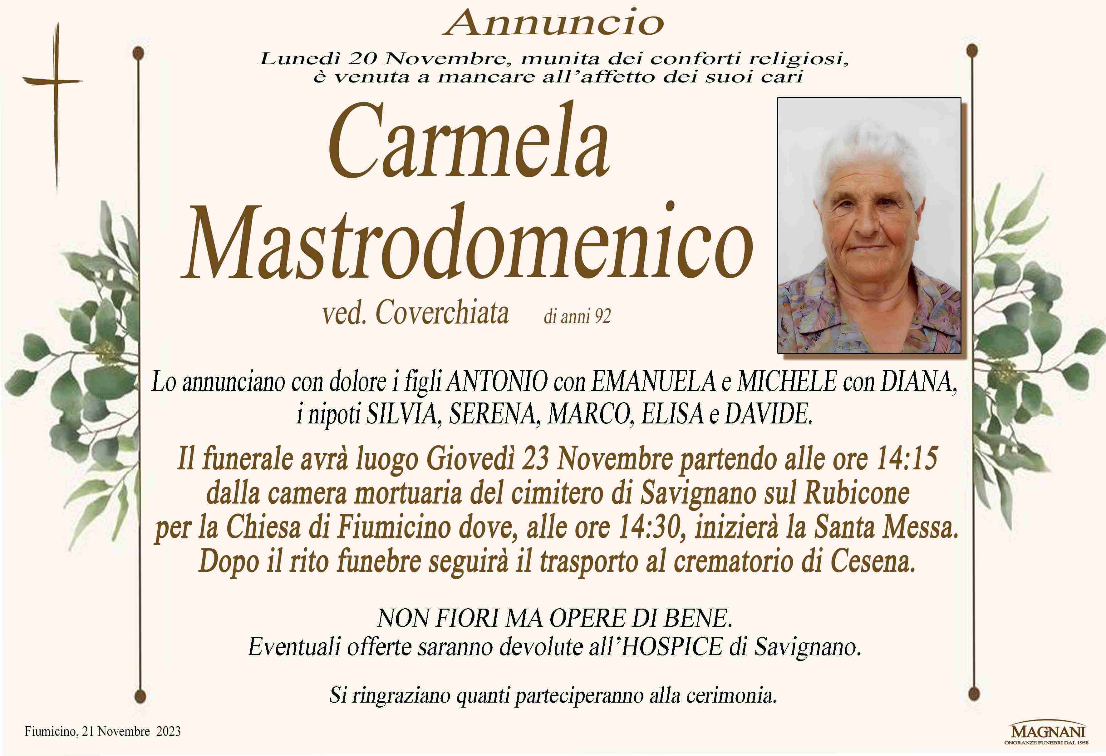 Carmela Mastrodomenico