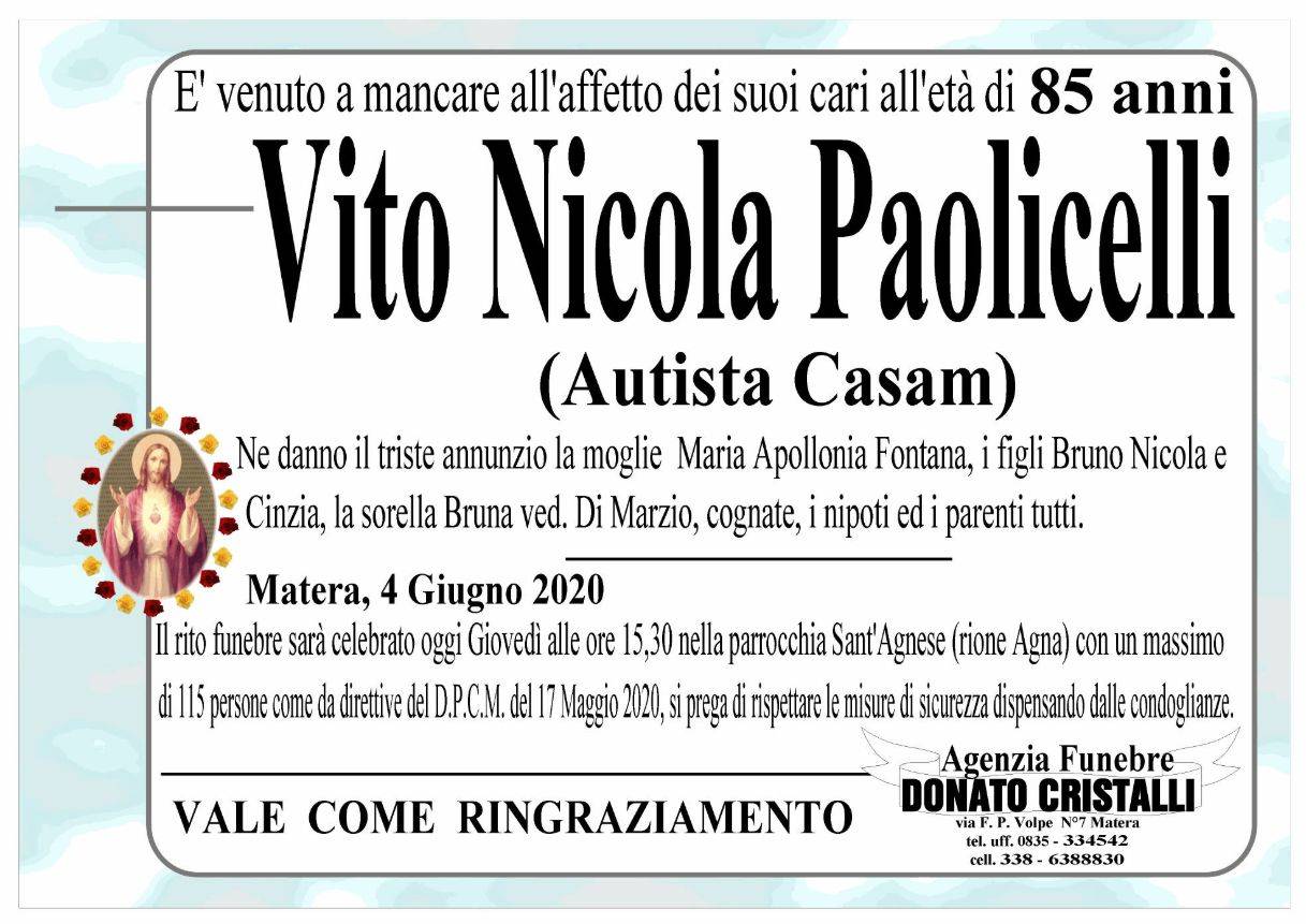 Vito Nicola Paolicelli