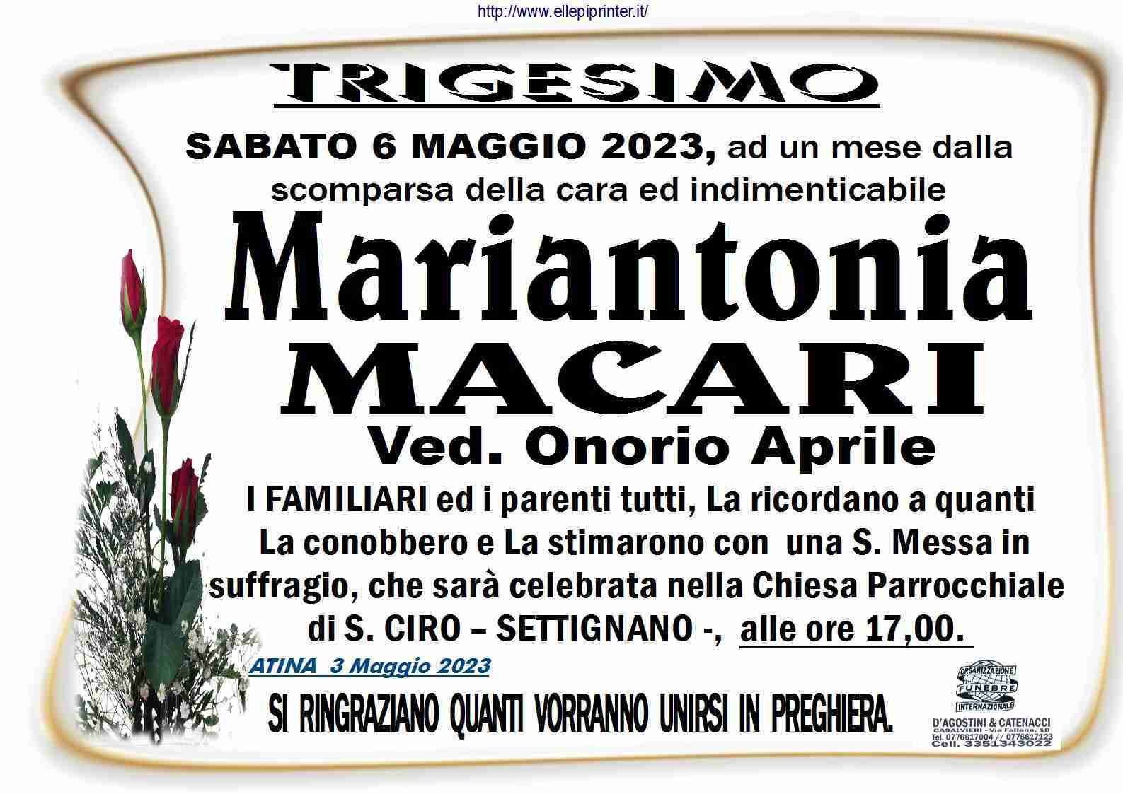Mariantonia Macari