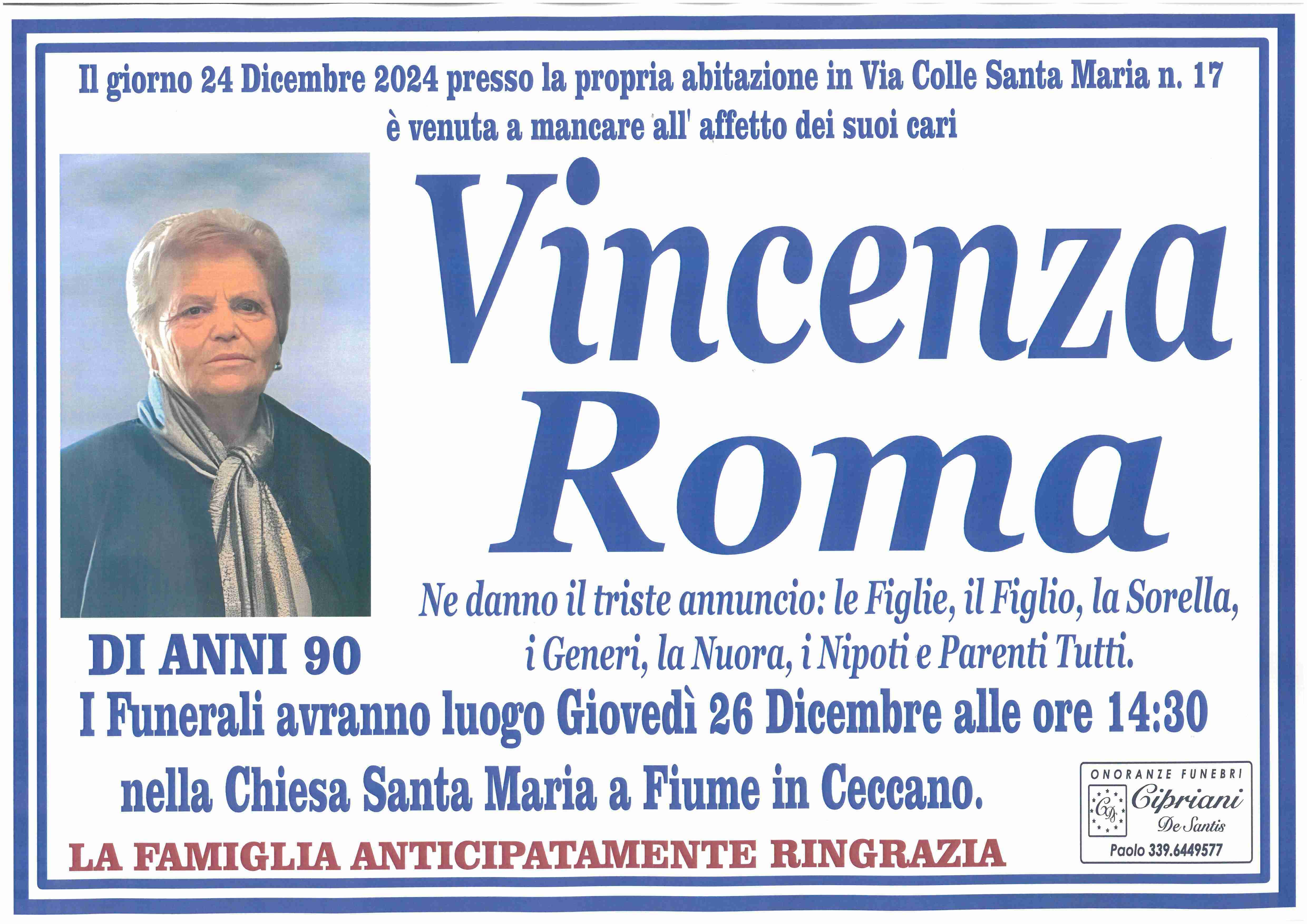 Vincenza Roma