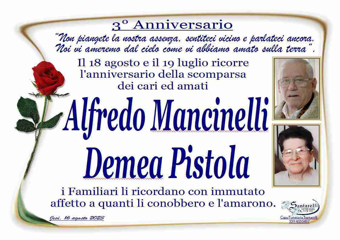 Alfredo Mancinelli e Demea Pistola