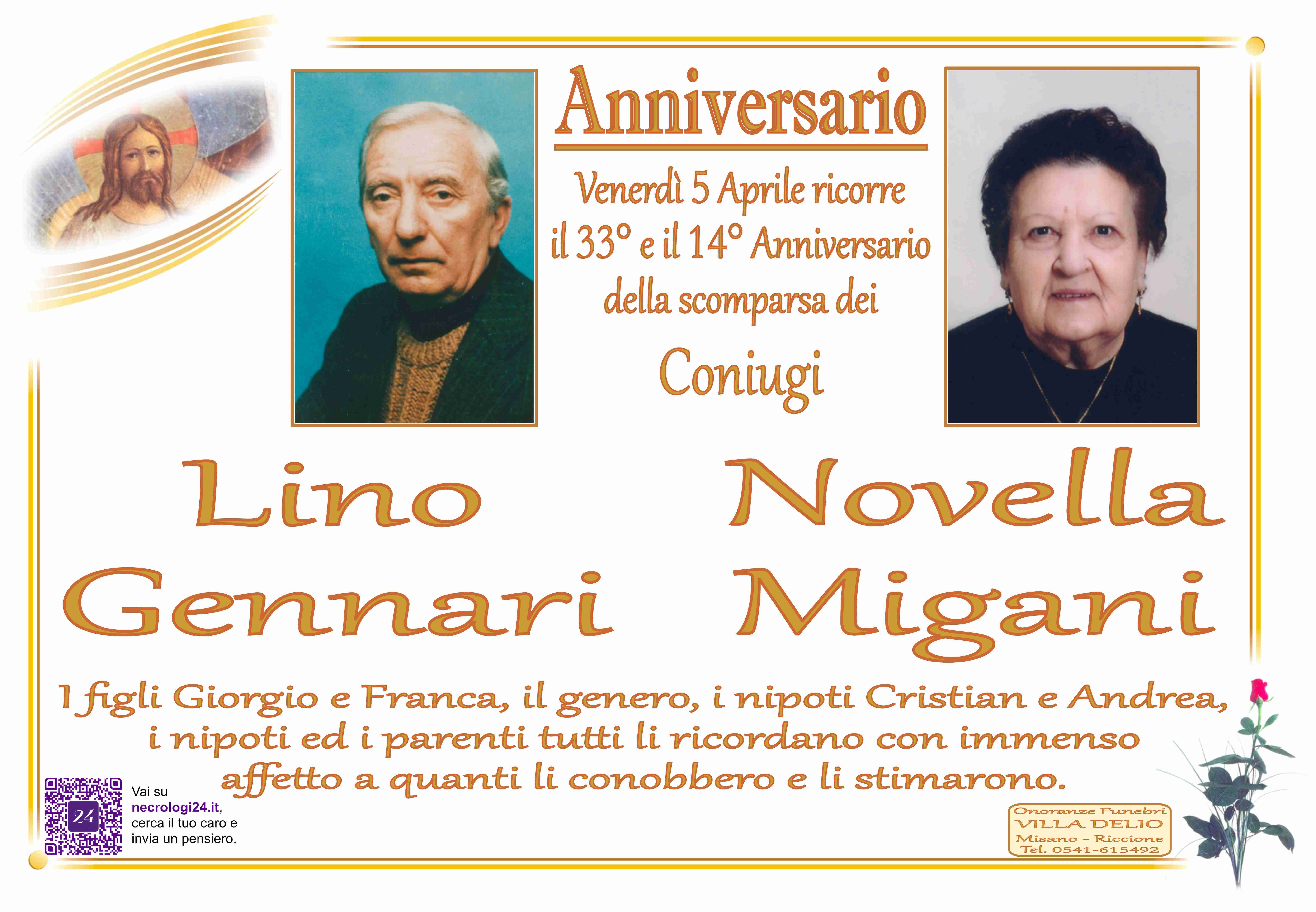 Lino Gennari e Novella Migani