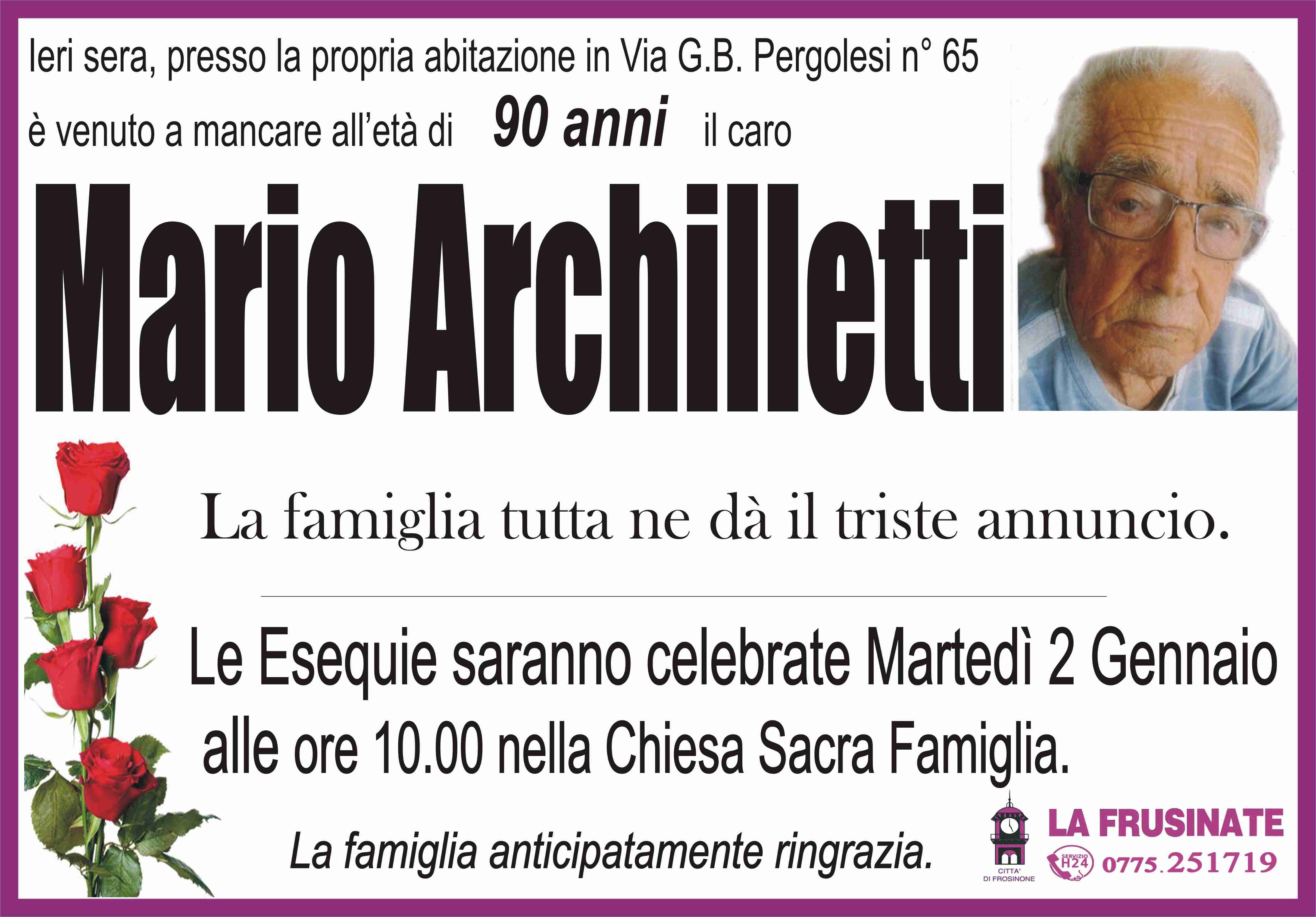 Mario Archilletti