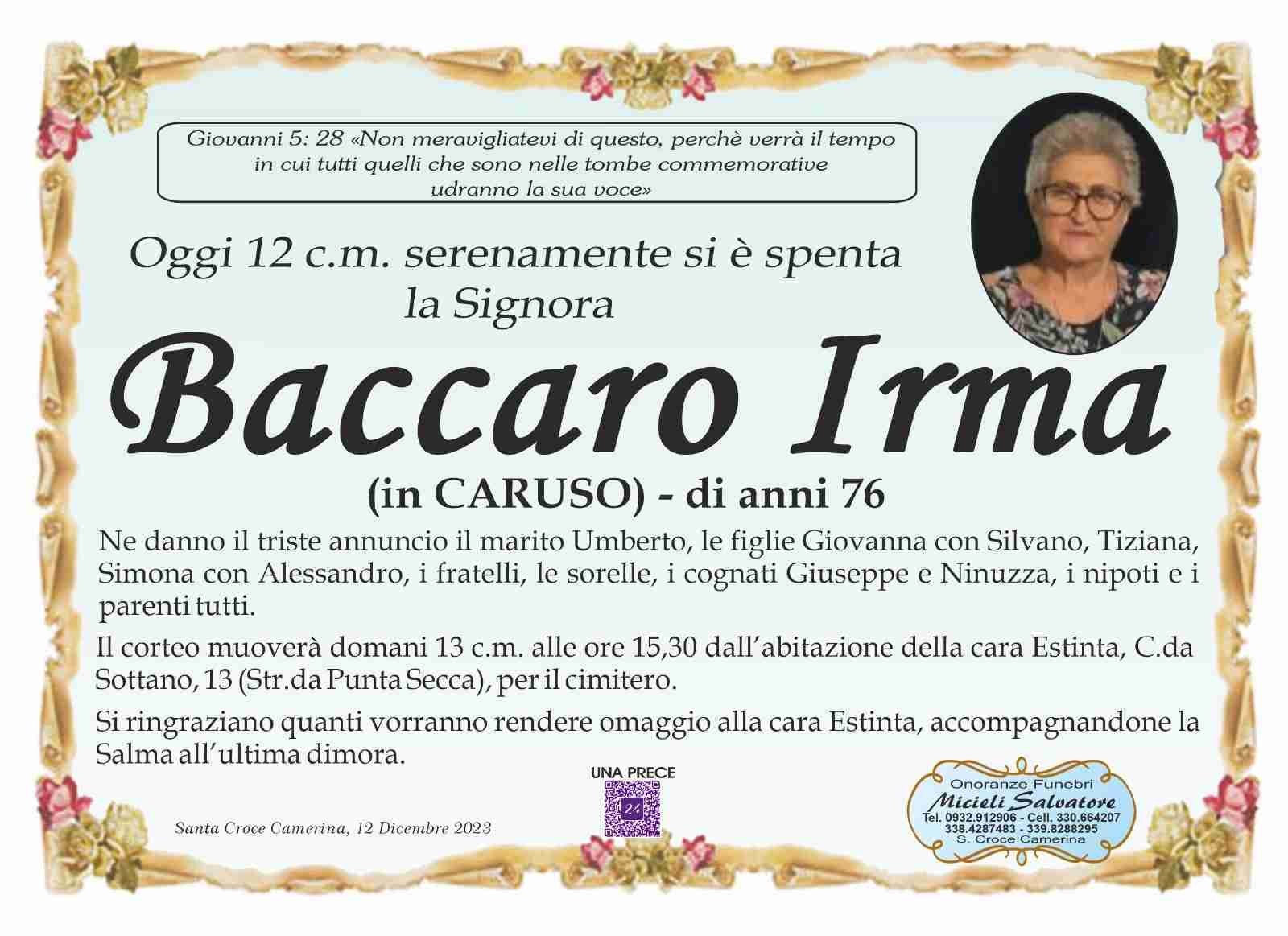 Irma Baccaro