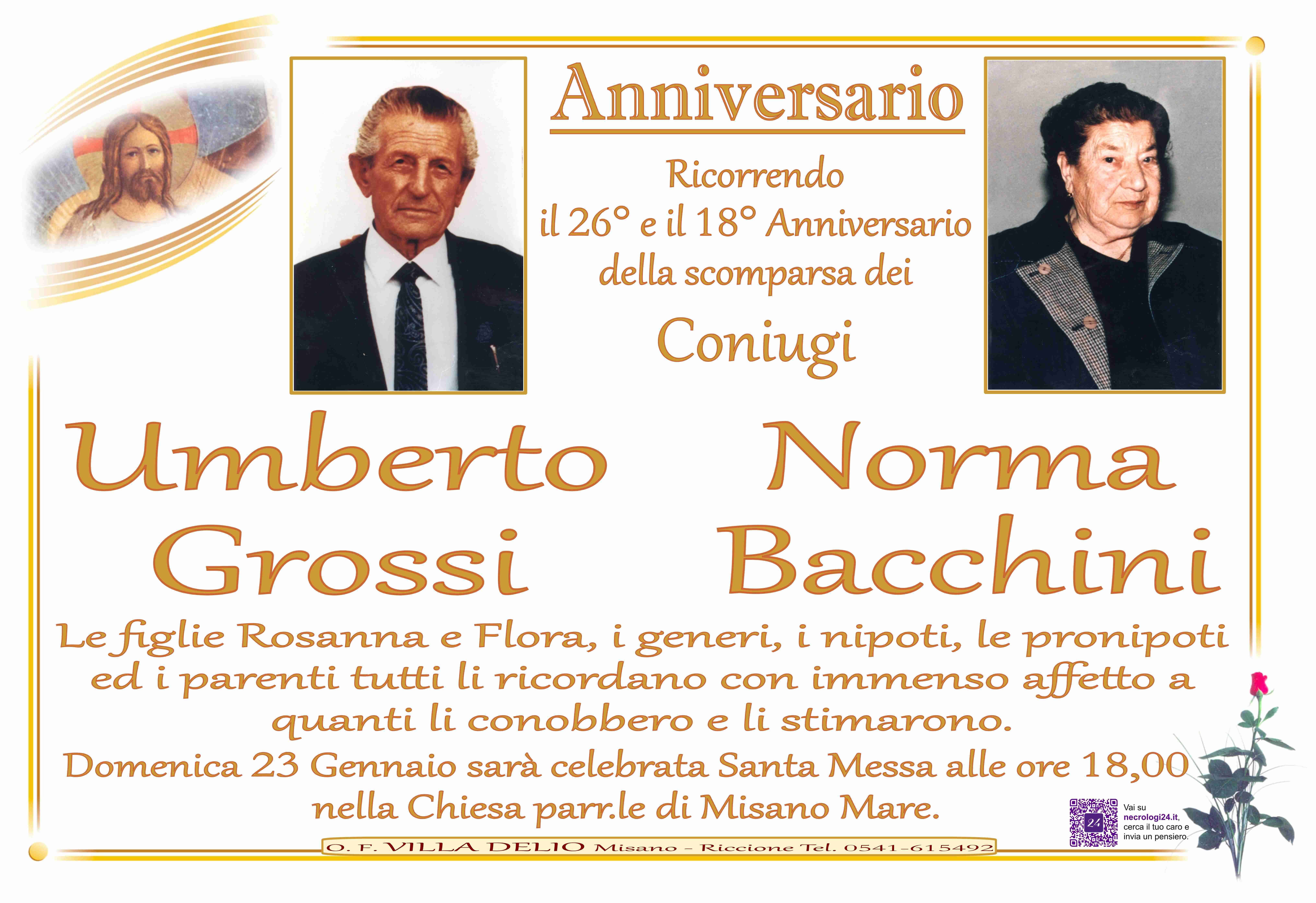 Umberto Grossi e Norma Bacchini
