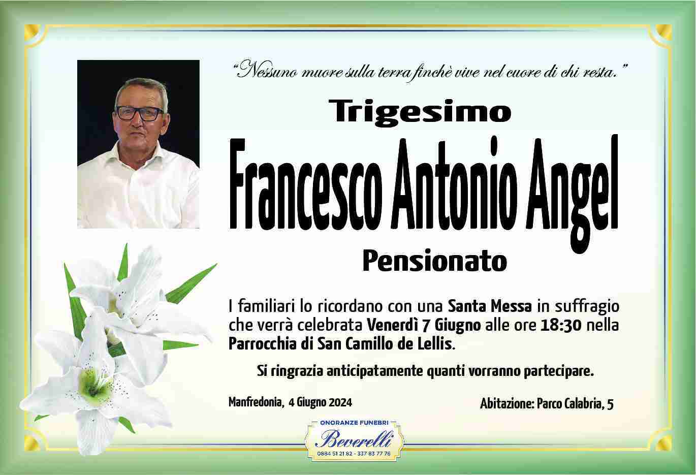 Francesco Antonio Angel