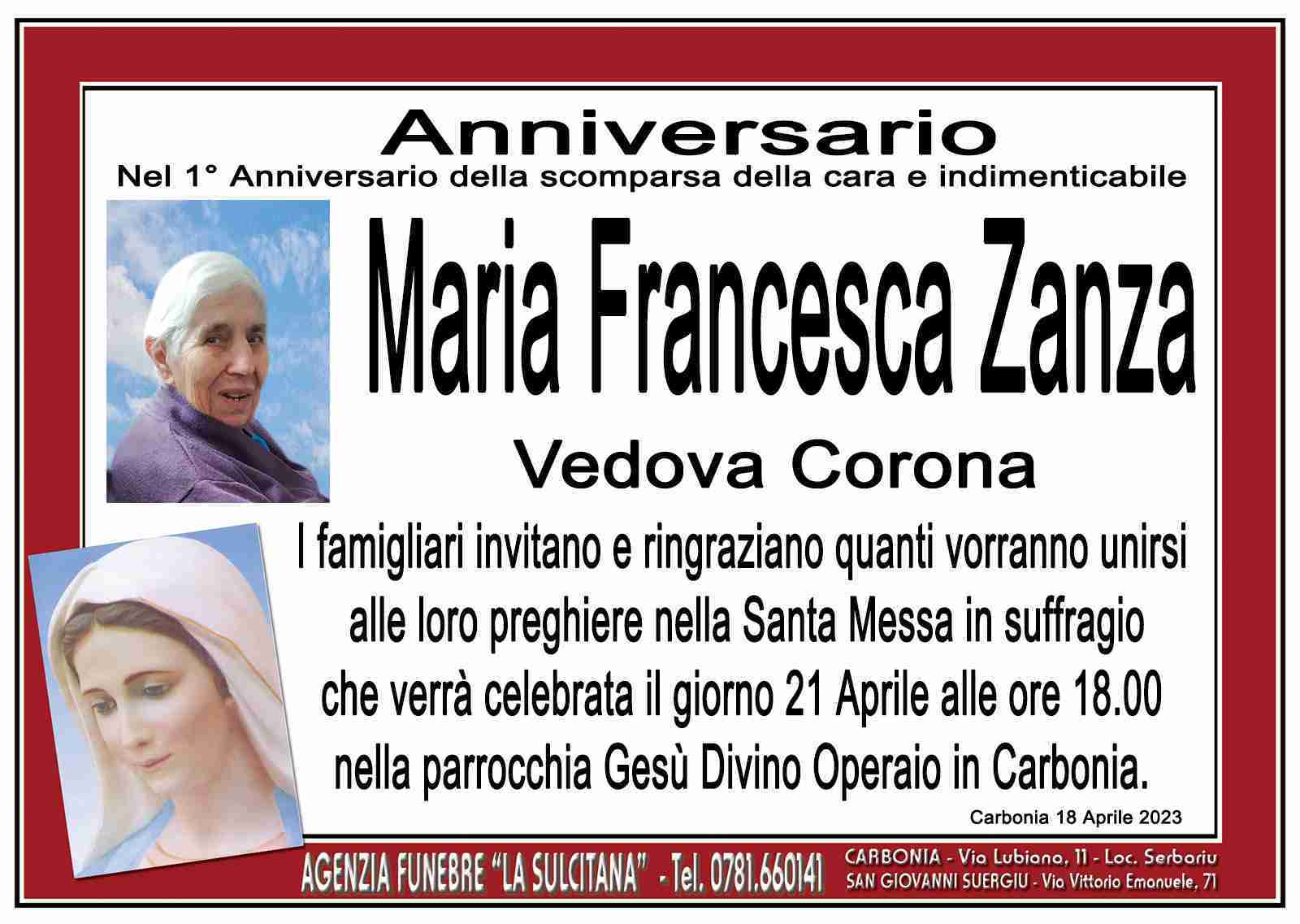 Maria Francesca Zanza