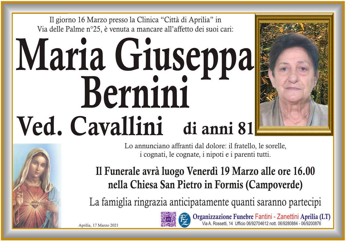 Maria Giuseppa Bernini