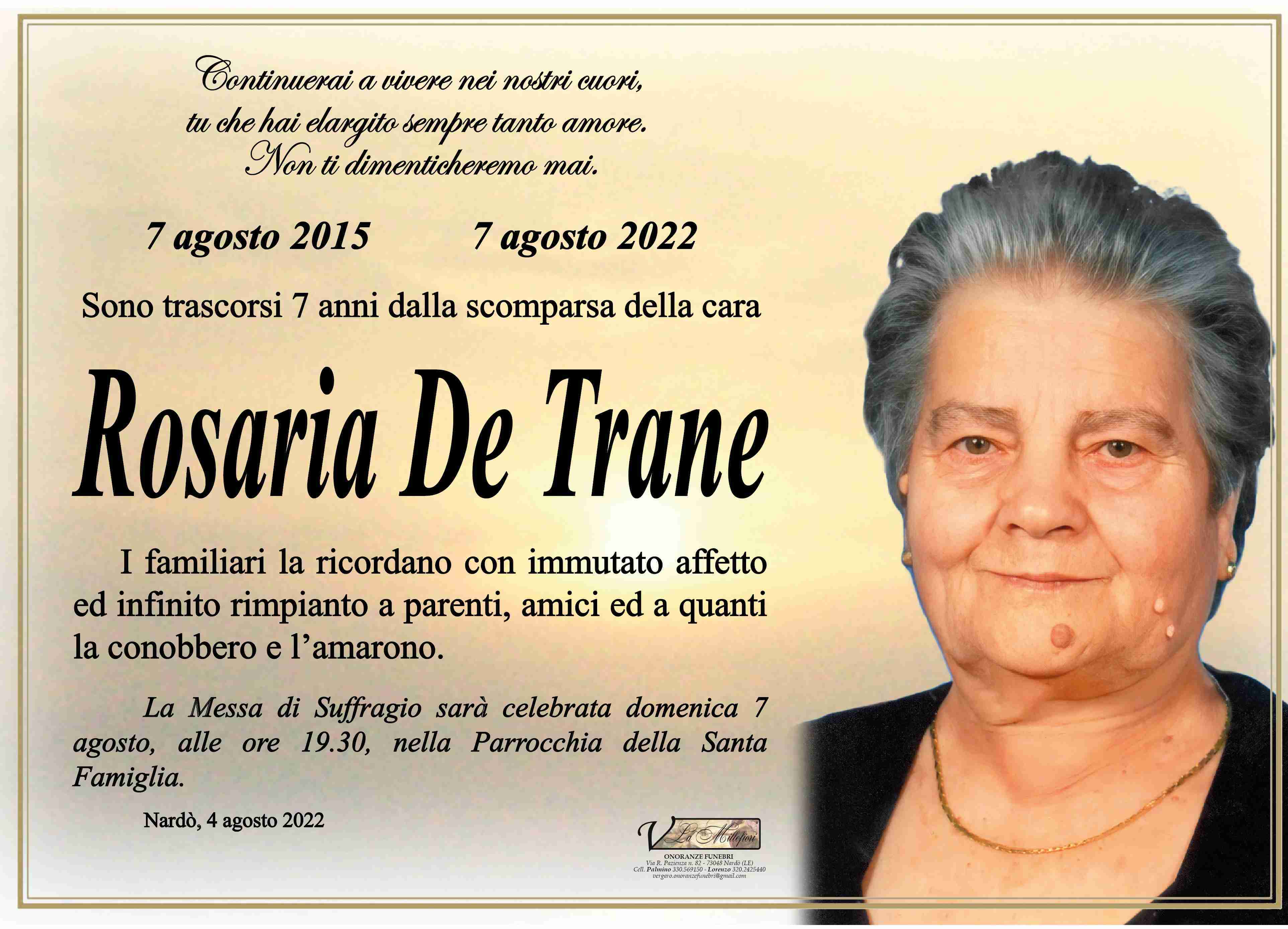 Rosaria De Trane