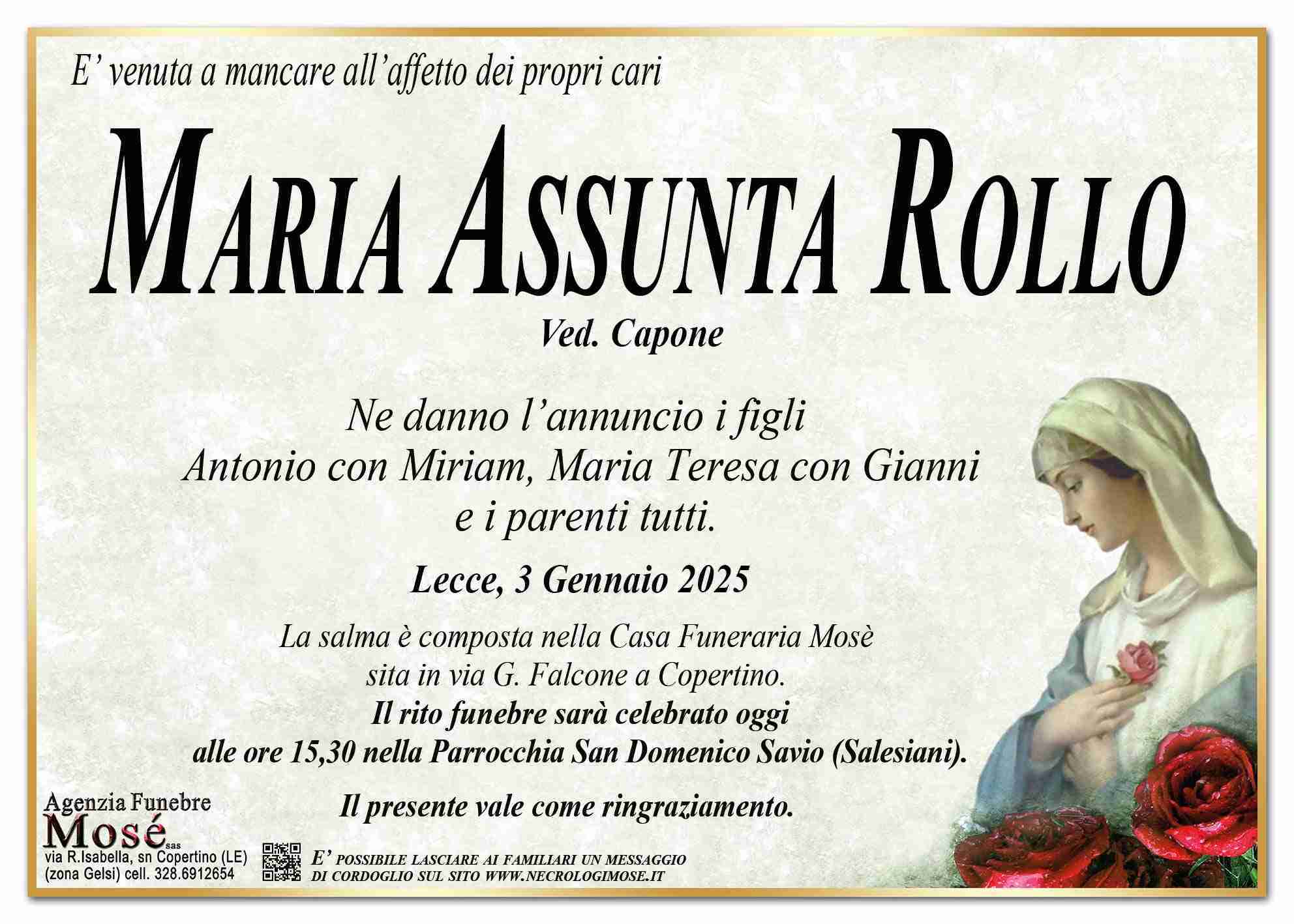 Maria Assunta Rollo