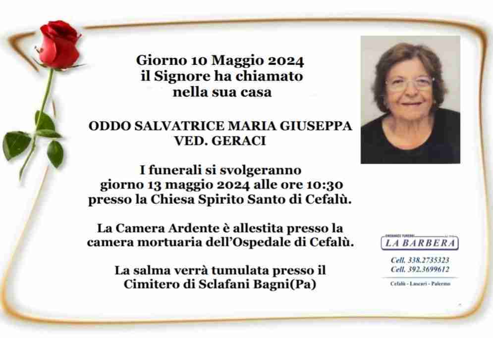 Oddo Salvatrice Maria Giuseppa