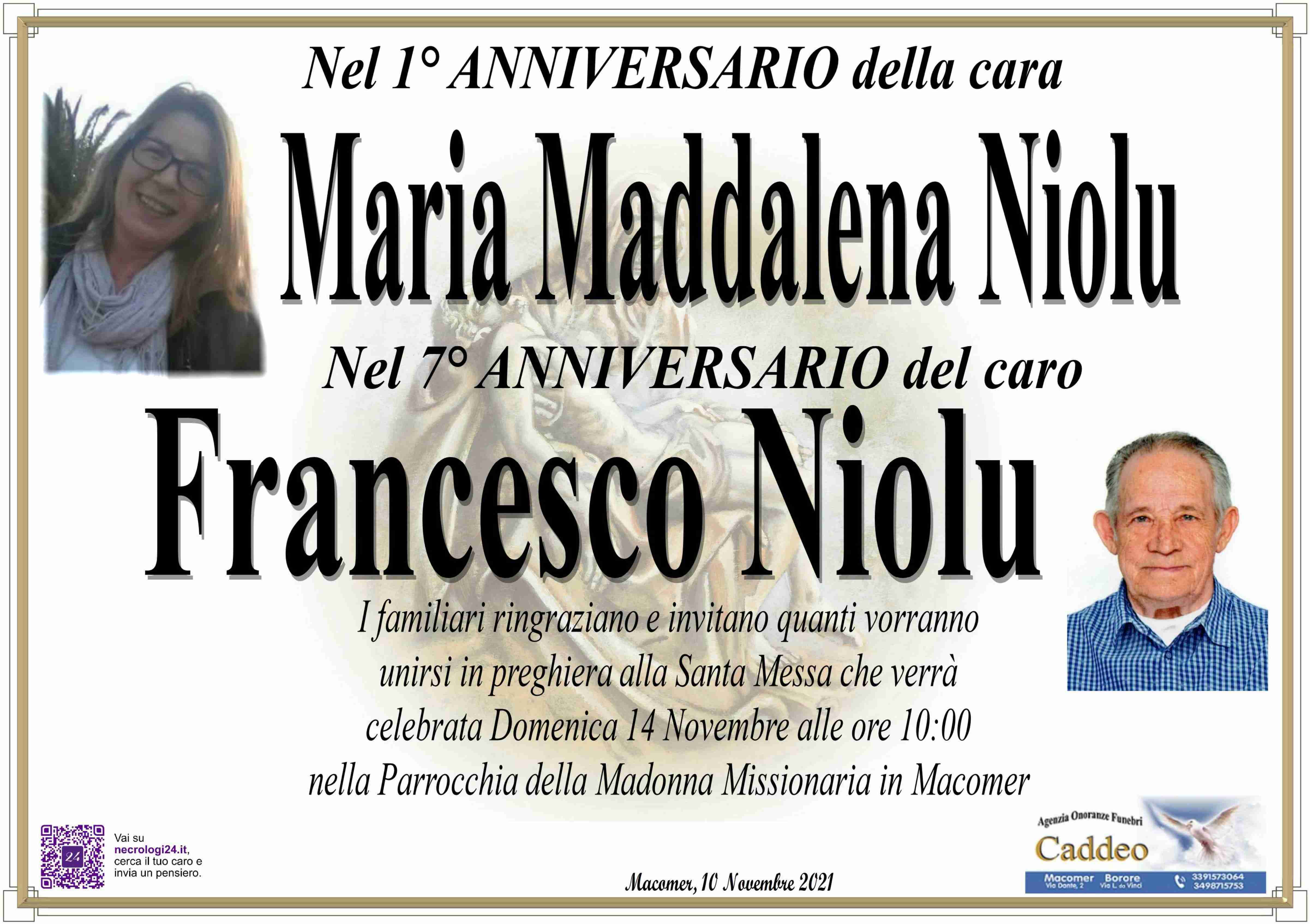 Maria Maddalena Niolu e Francesco Niolu