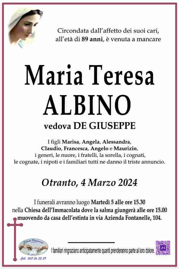 Maria Teresa Albino
