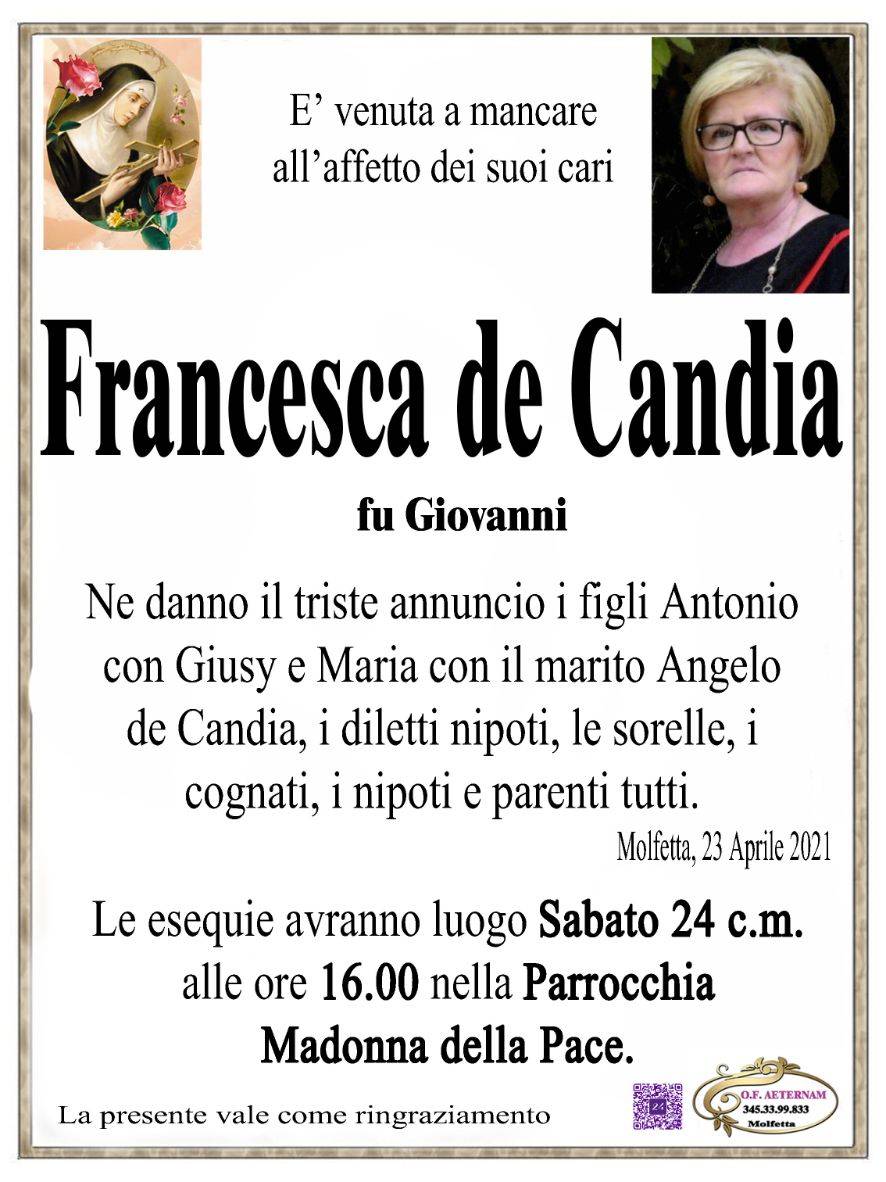 Francesca De Candia