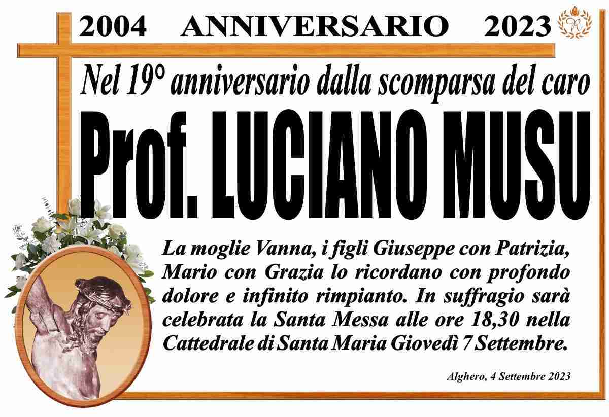 Prof. Luciano Musu