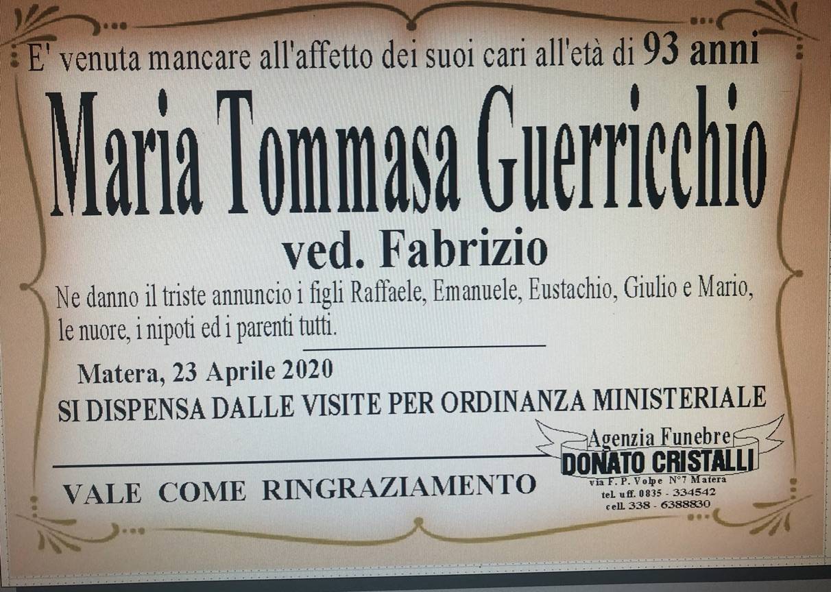 Maria Tommasa Guerricchio